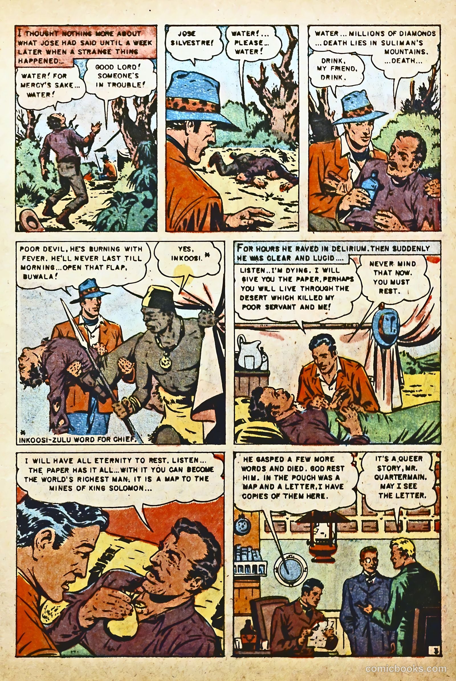 King Solomon's Mines #1 (1951) — page 5 of 36