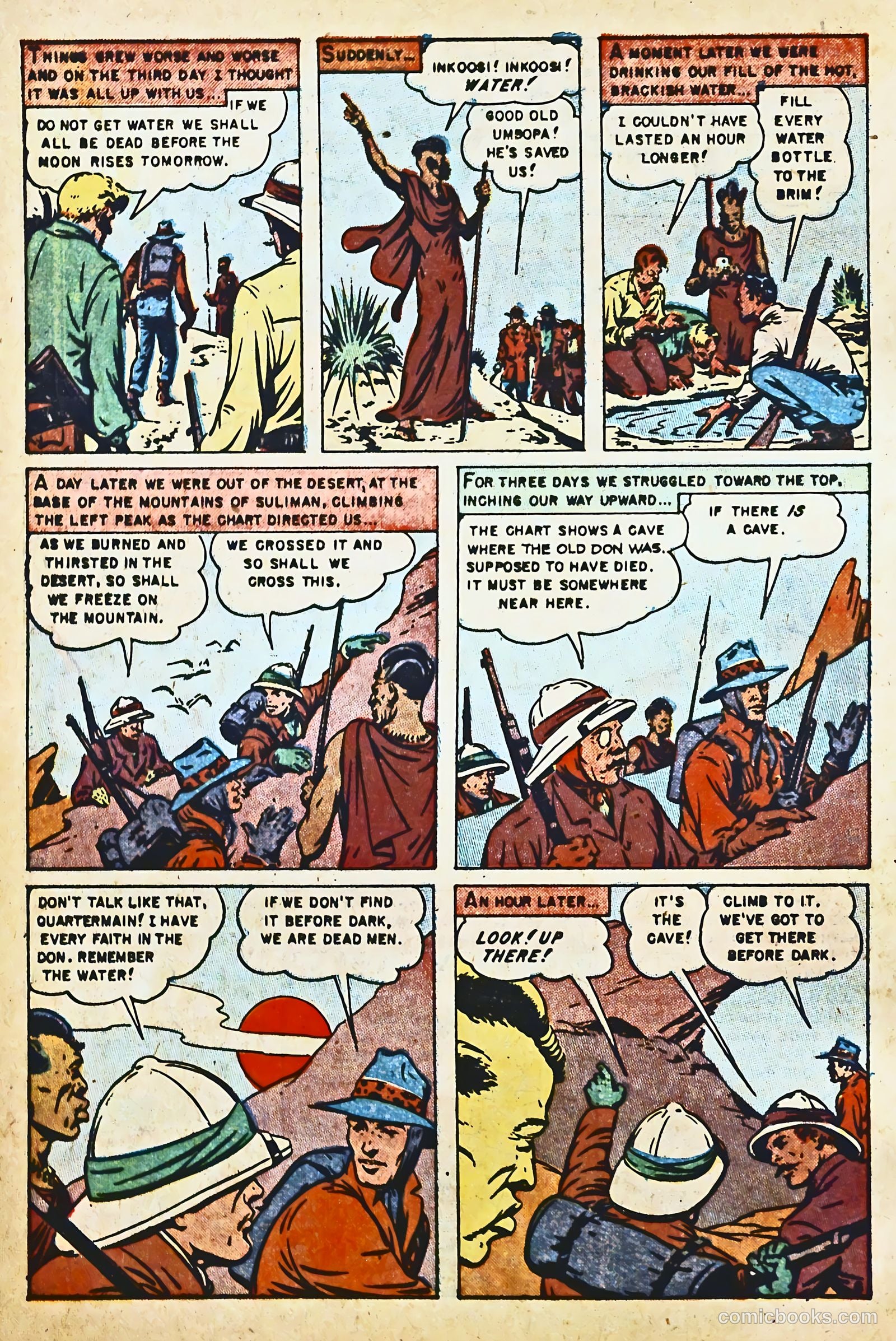 King Solomon's Mines #1 (1951) — page 8 of 36