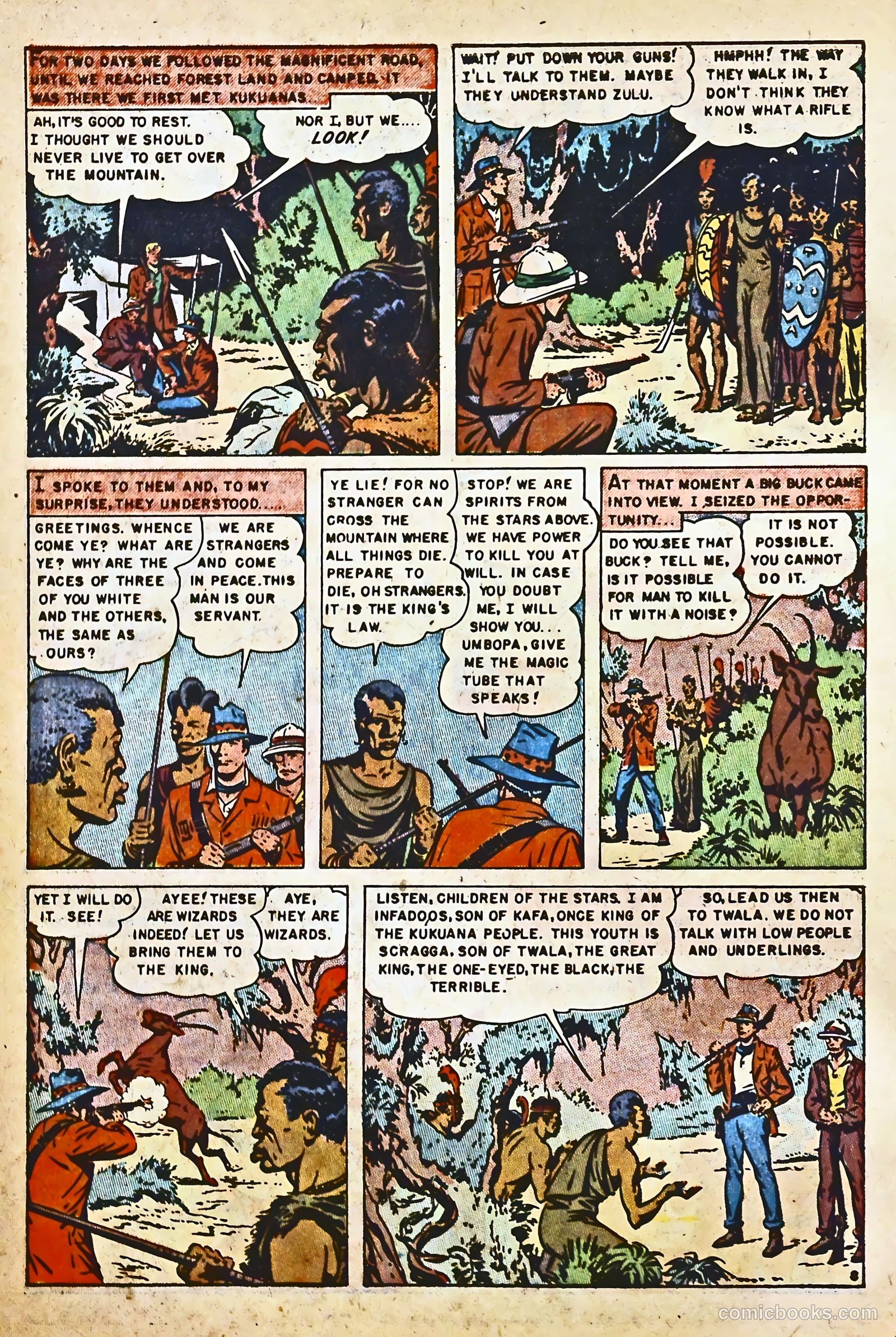 King Solomon's Mines #1 (1951) — page 10 of 36
