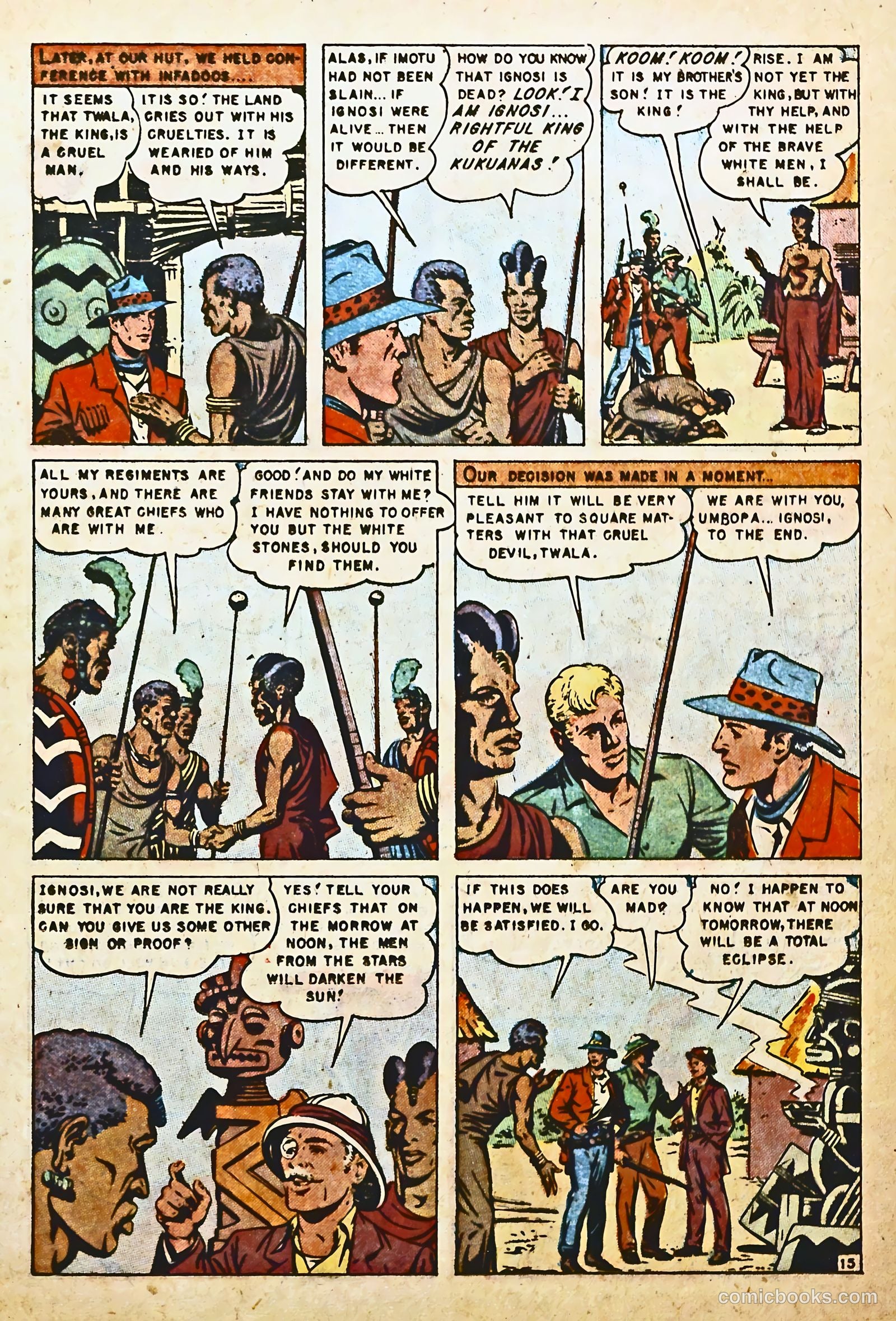 King Solomon's Mines #1 (1951) — page 17 of 36