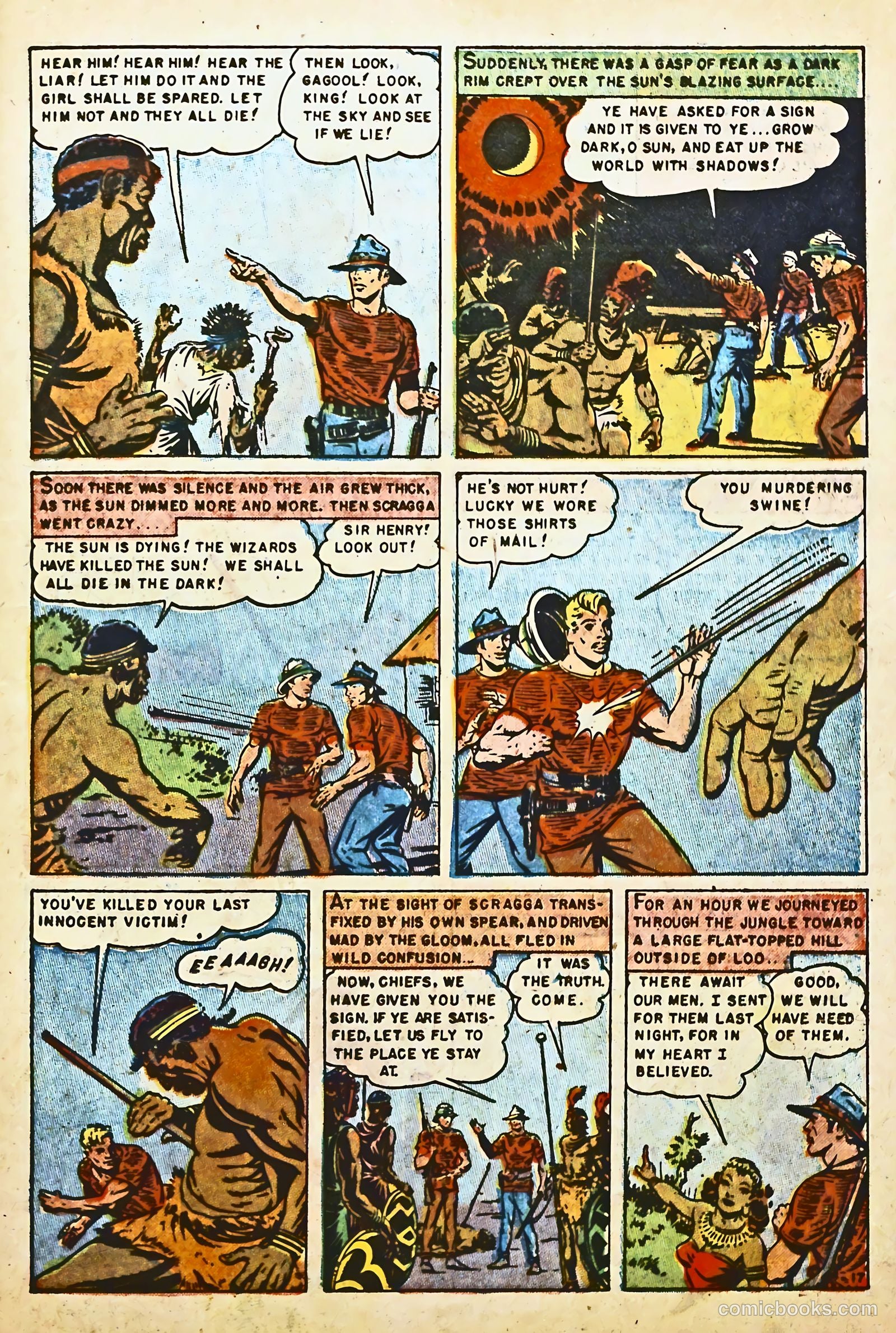 King Solomon's Mines #1 (1951) — page 19 of 36