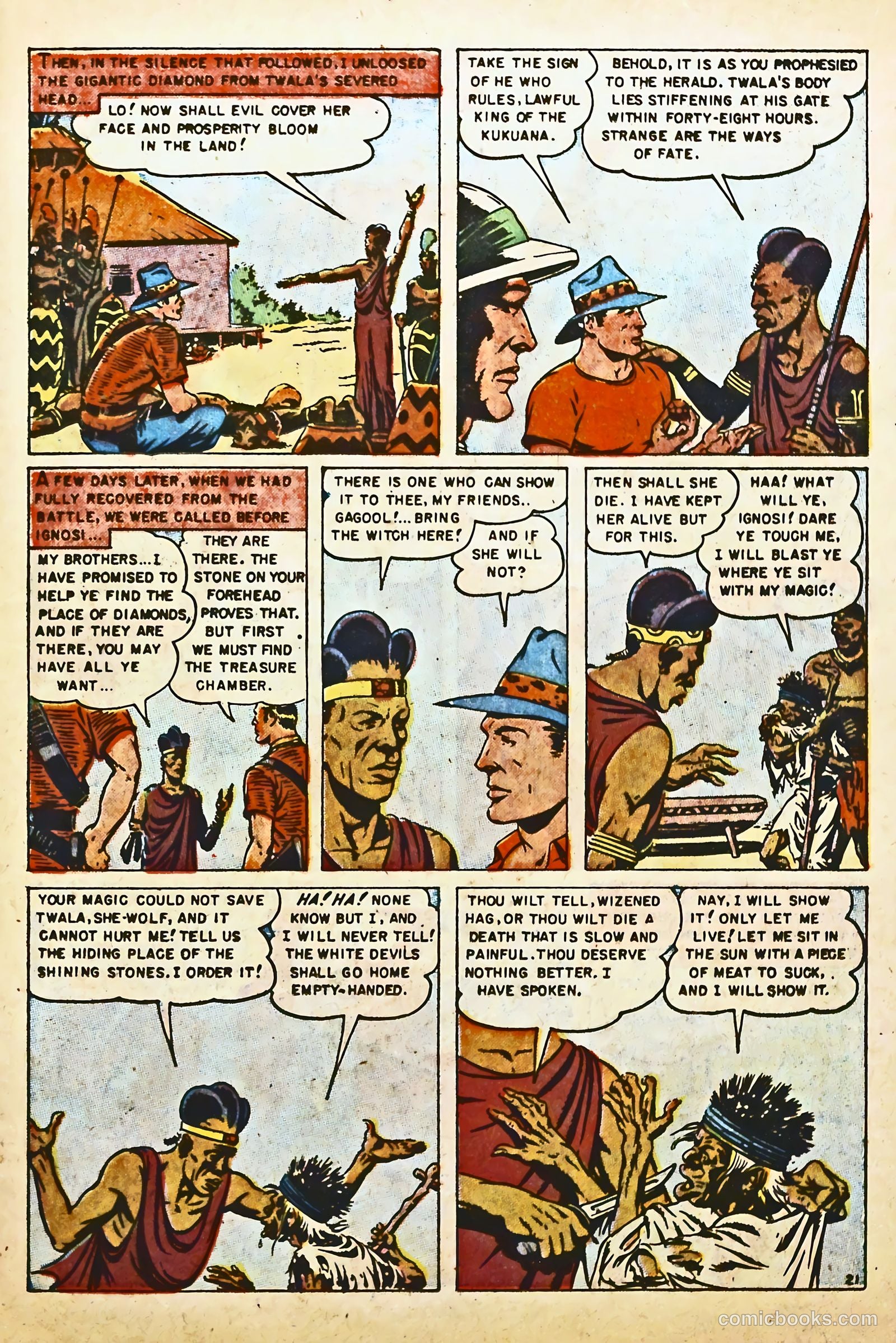 King Solomon's Mines #1 (1951) — page 23 of 36