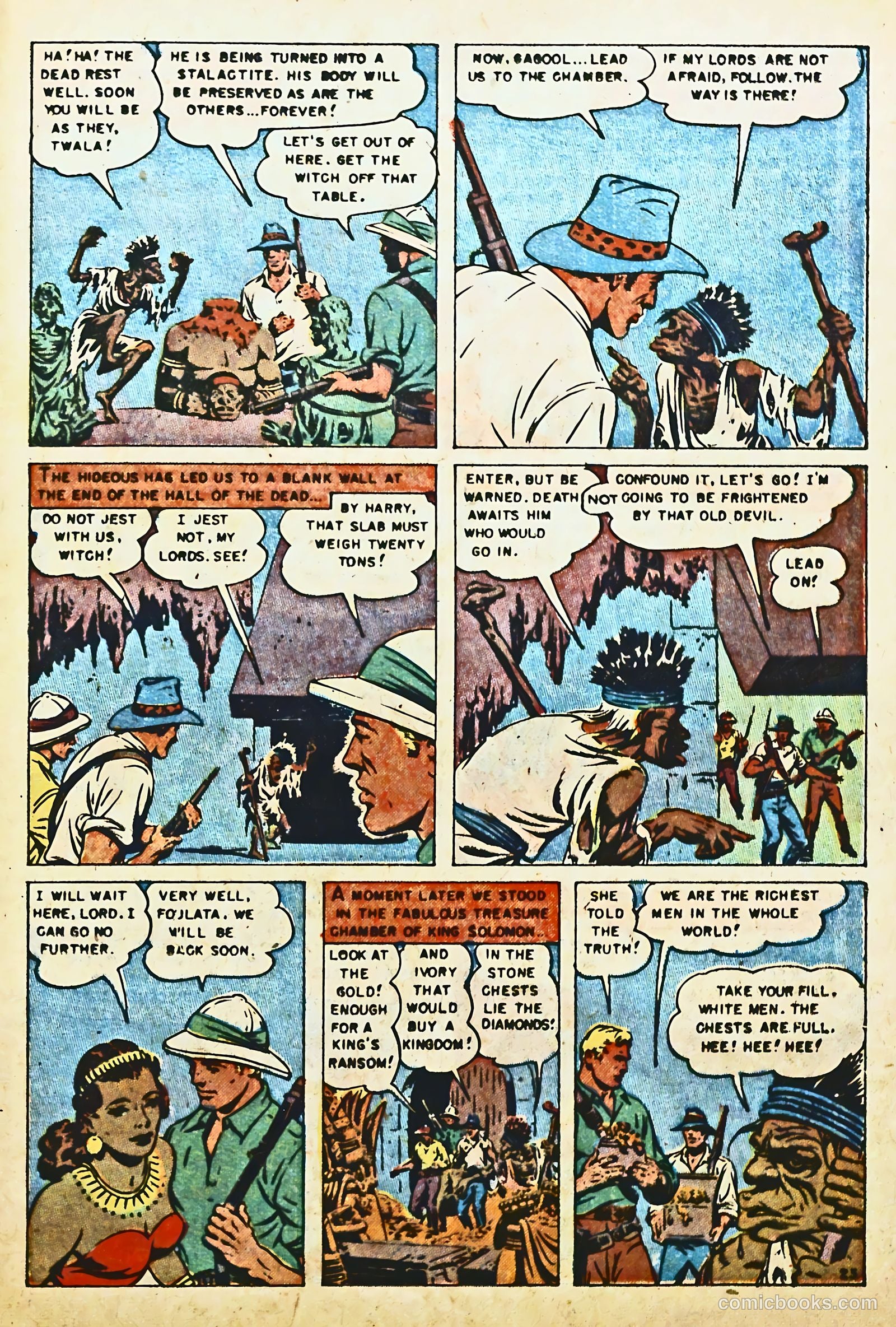 King Solomon's Mines #1 (1951) — page 25 of 36