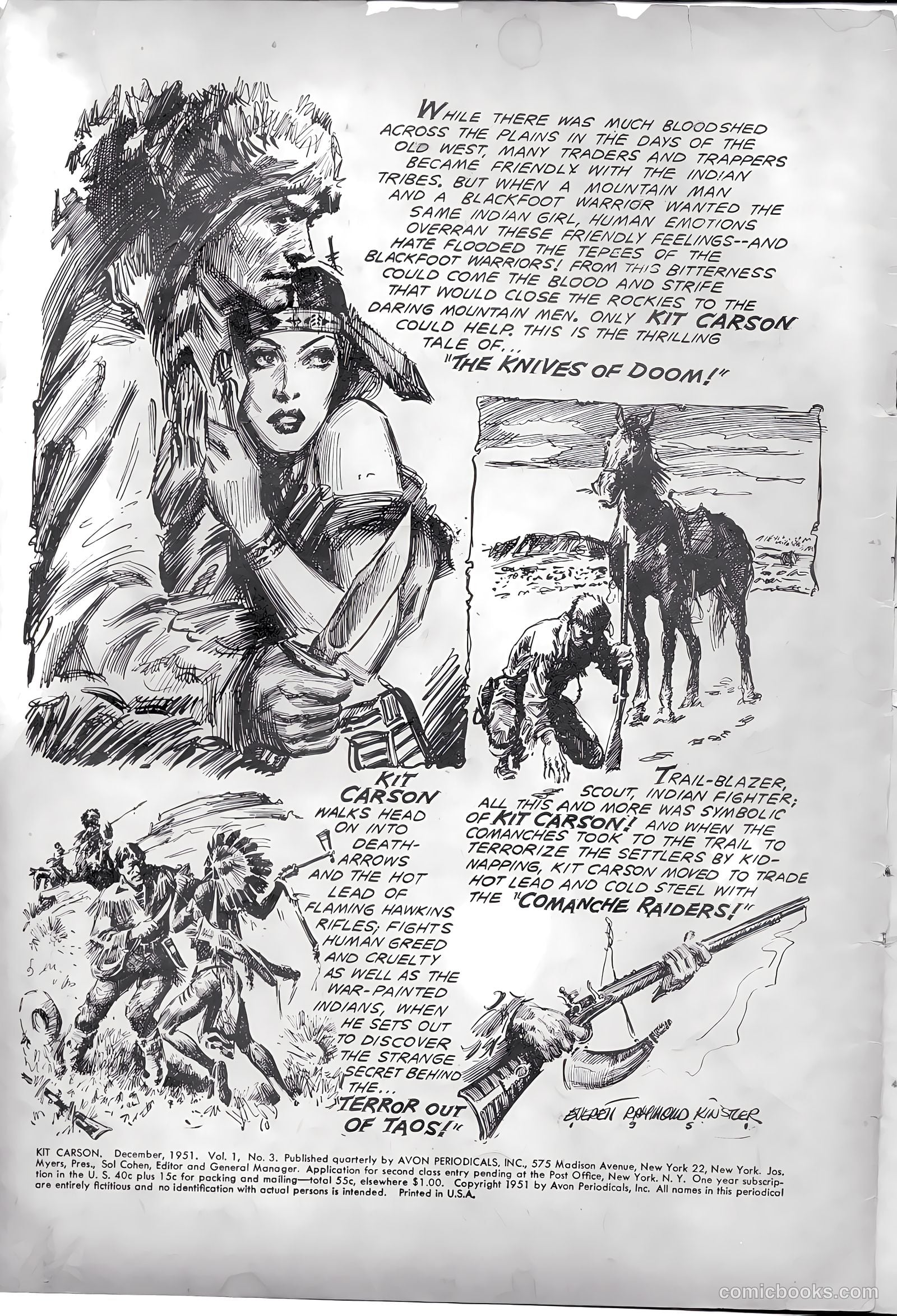 Kit Carson #3 (1951) — page 2 of 36