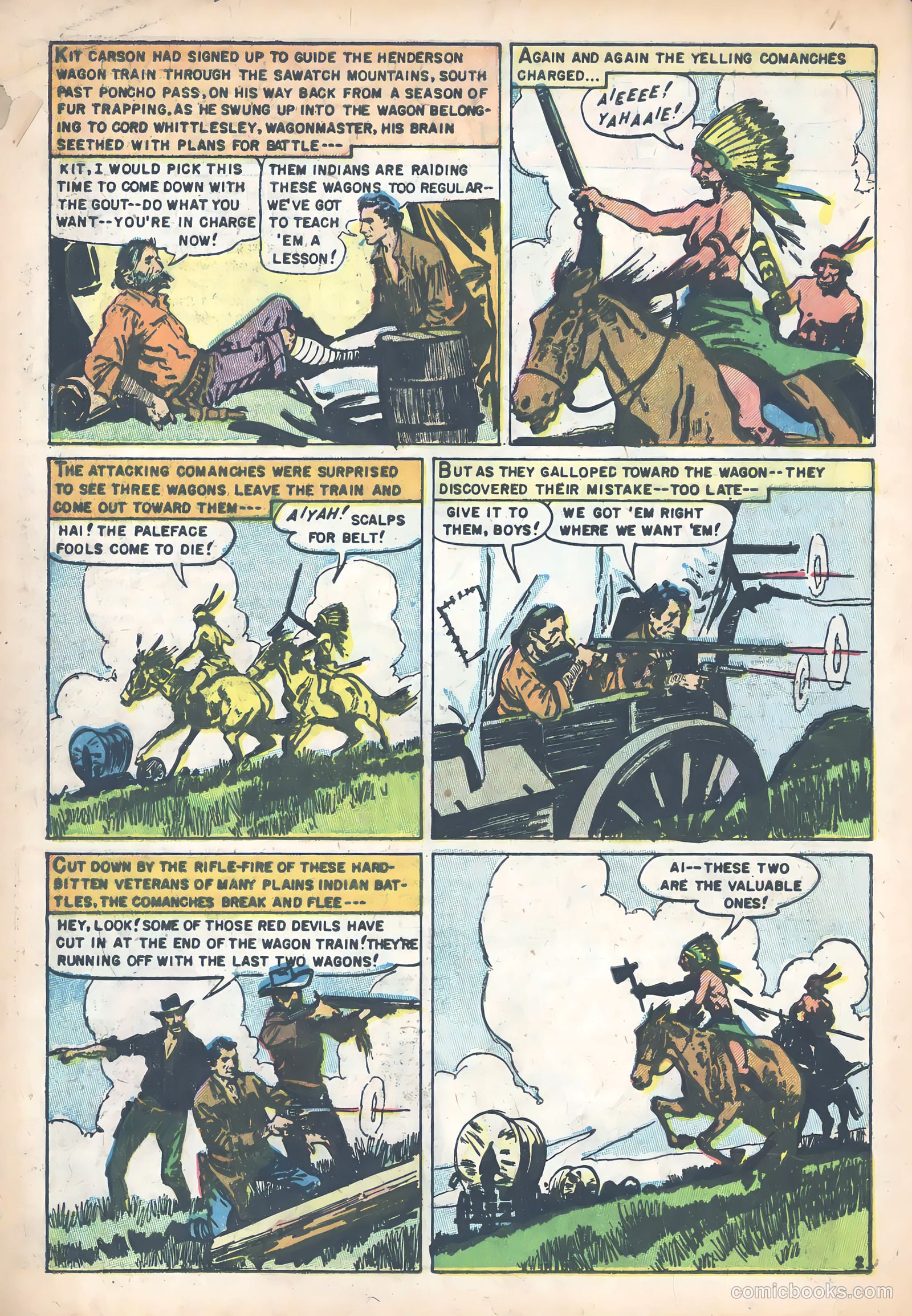 Kit Carson #6 (1955) — page 4 of 36