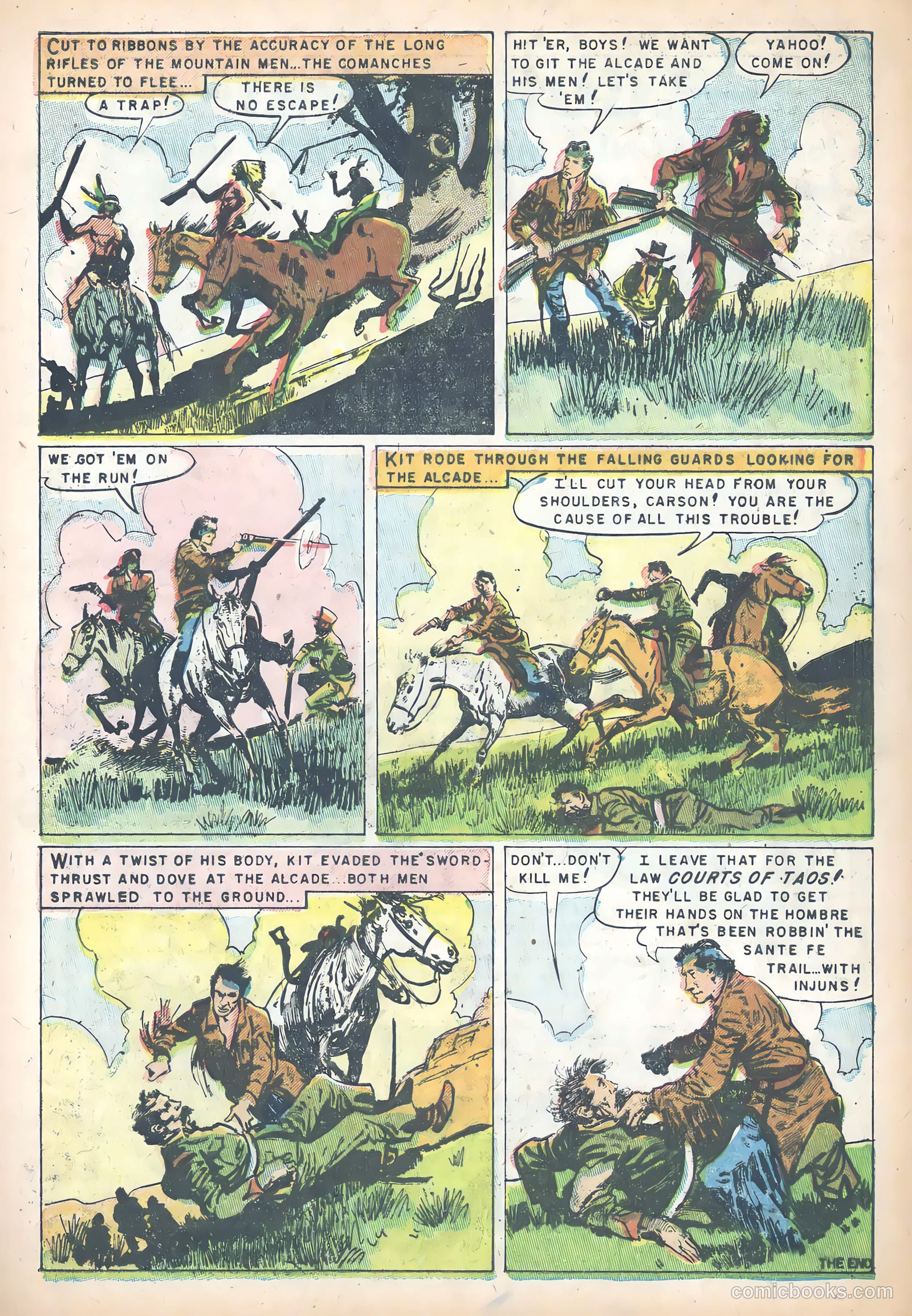 Kit Carson #6 (1955) — page 9 of 36