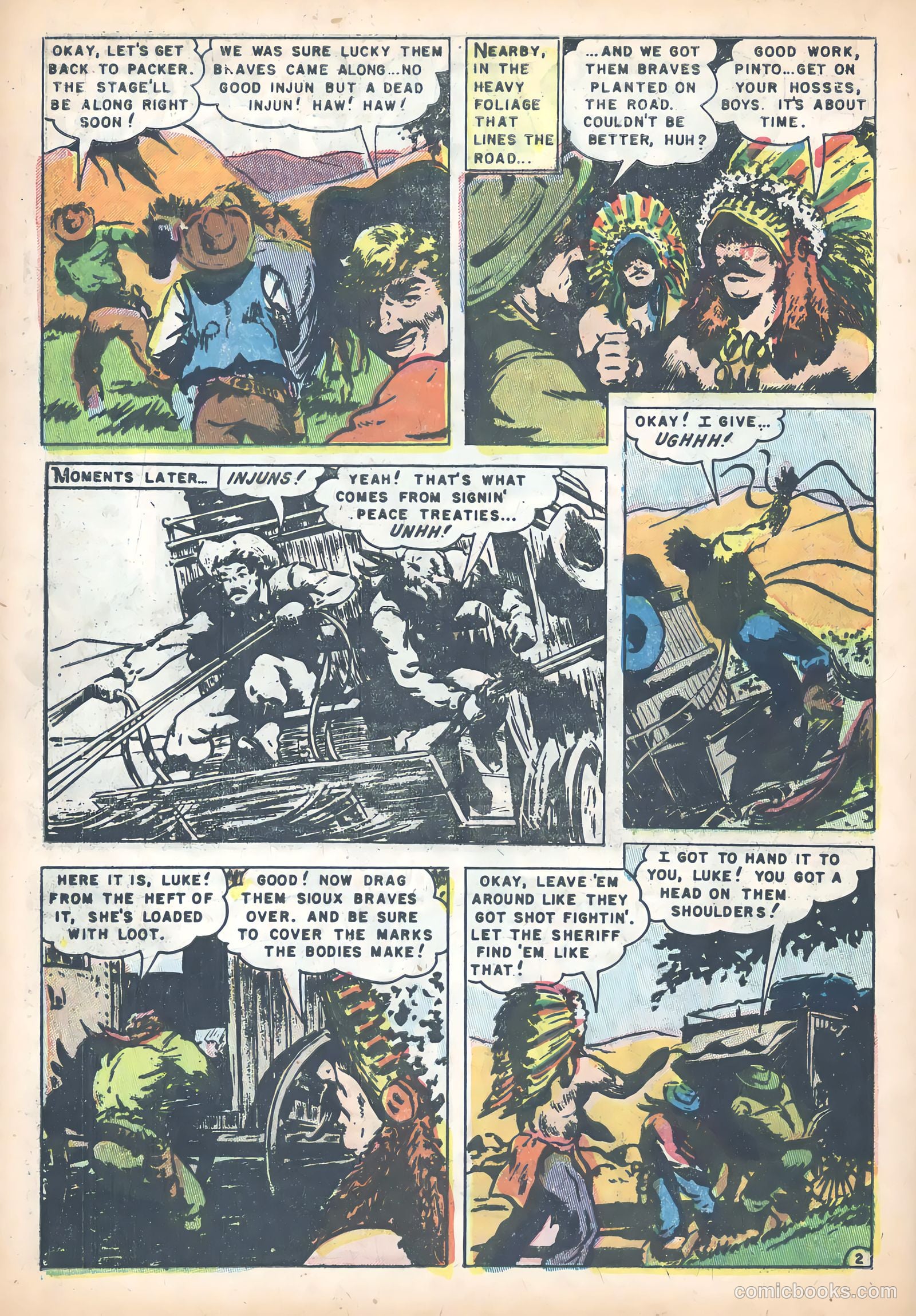 Kit Carson #6 (1955) — page 28 of 36