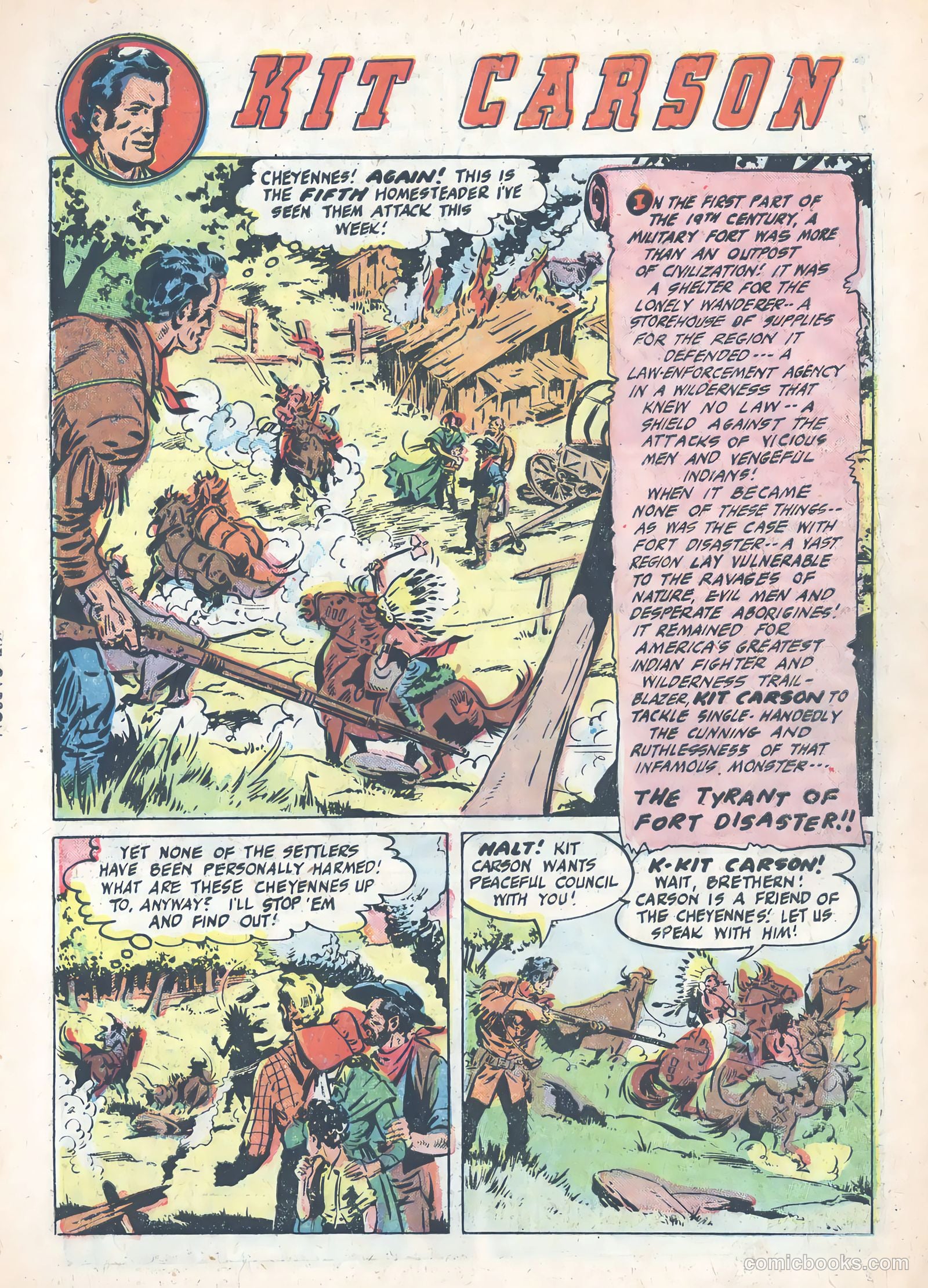 Kit Carson #7 (1955) — page 3 of 36