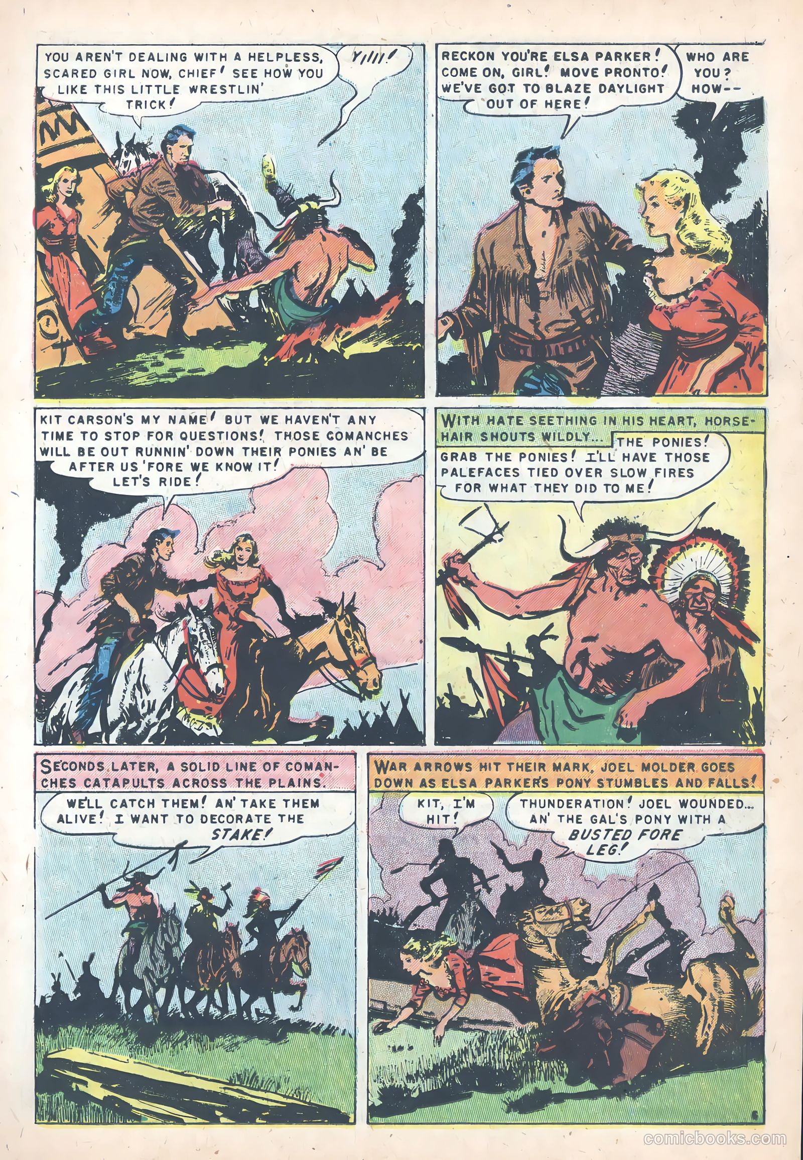 Kit Carson #7 (1955) — page 15 of 36