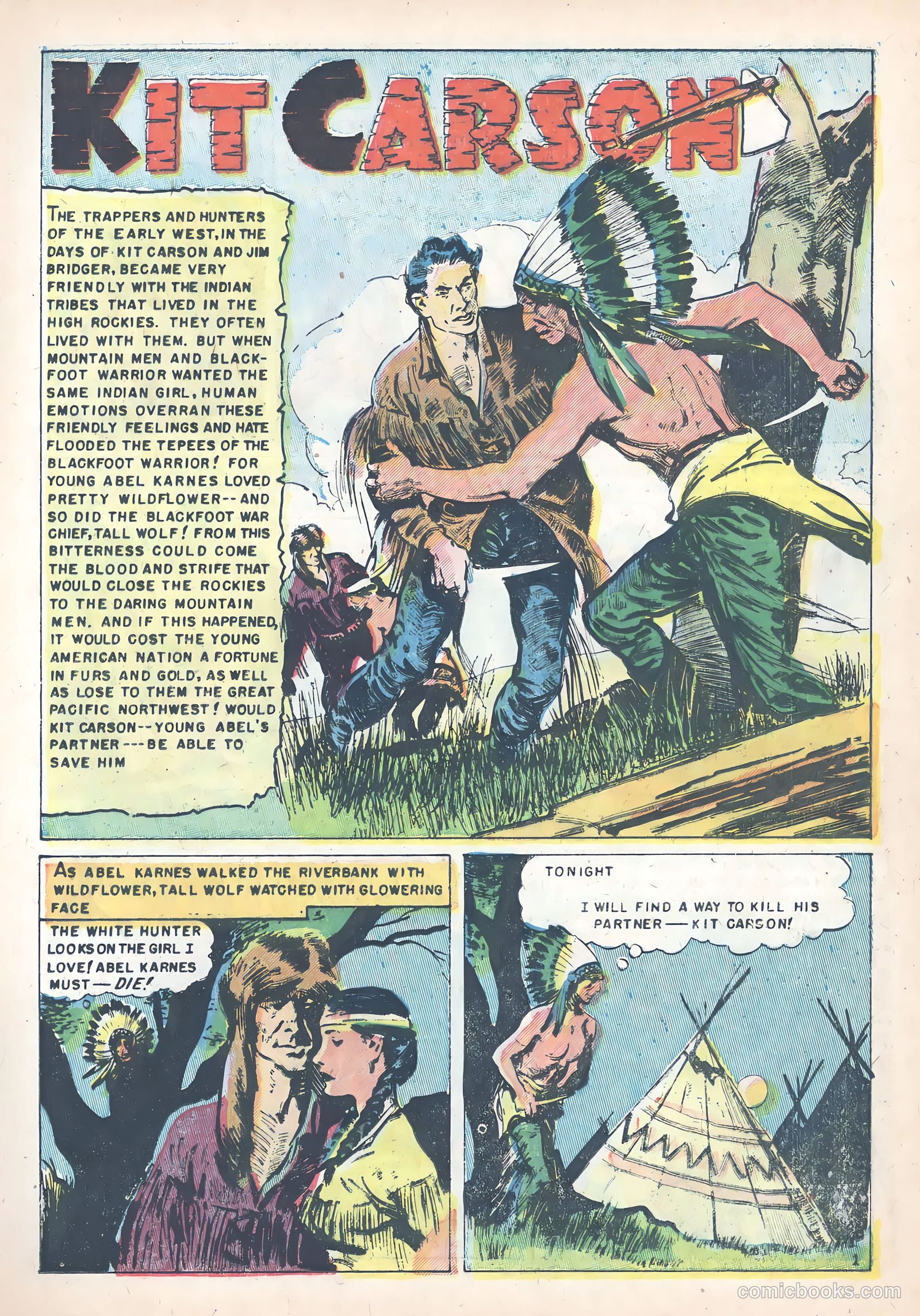 Kit Carson #7 (1955) — page 17 of 36