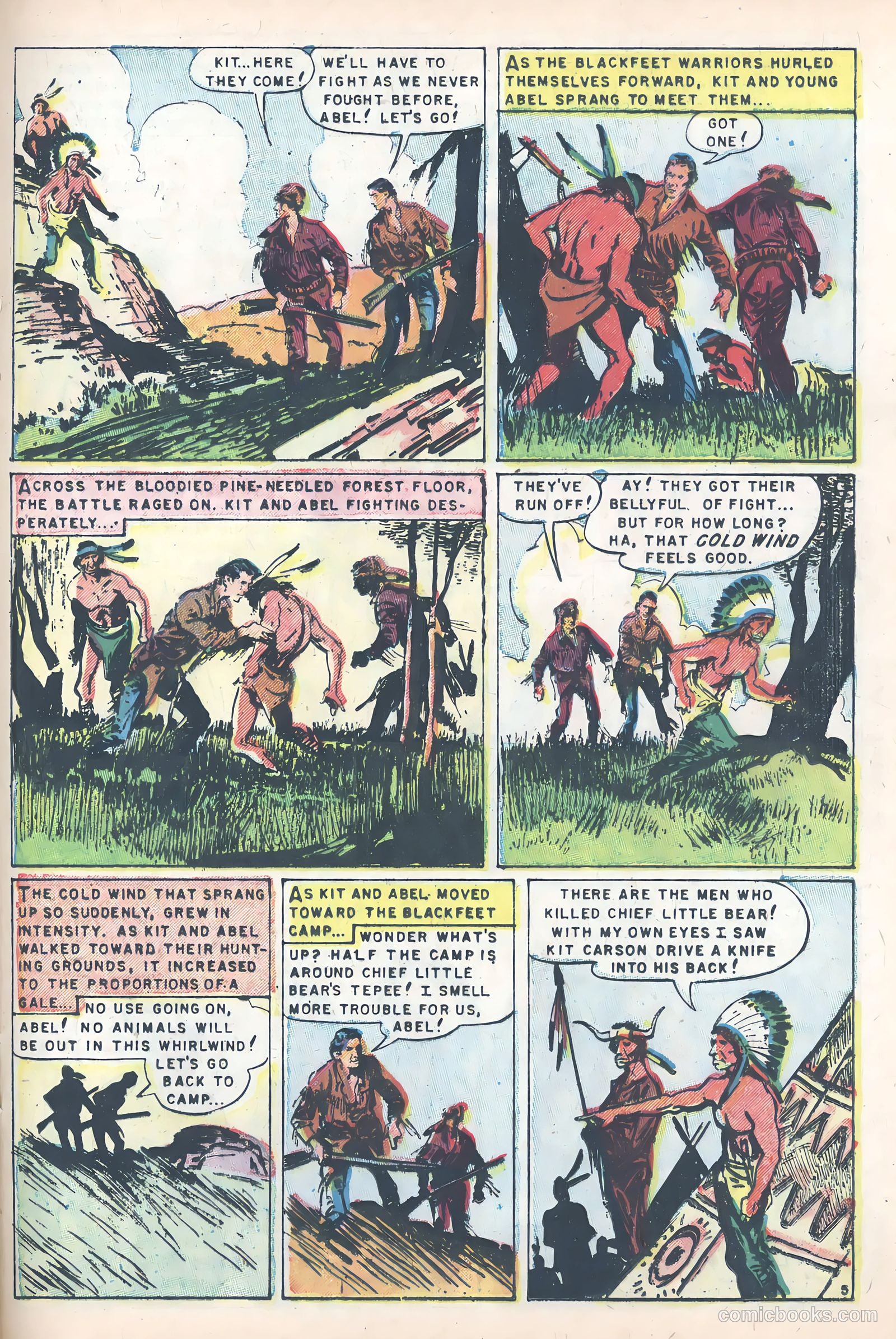 Kit Carson #7 (1955) — page 21 of 36