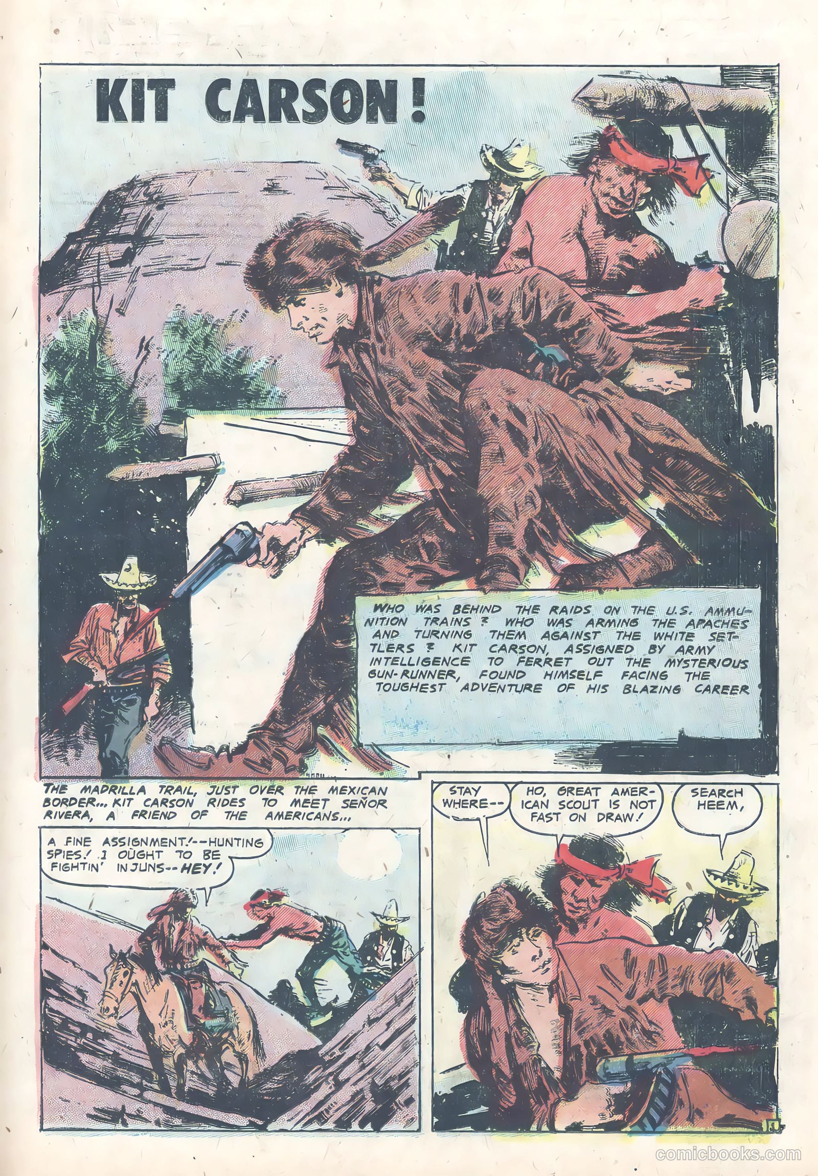 Kit Carson #8 (1955) — page 23 of 36