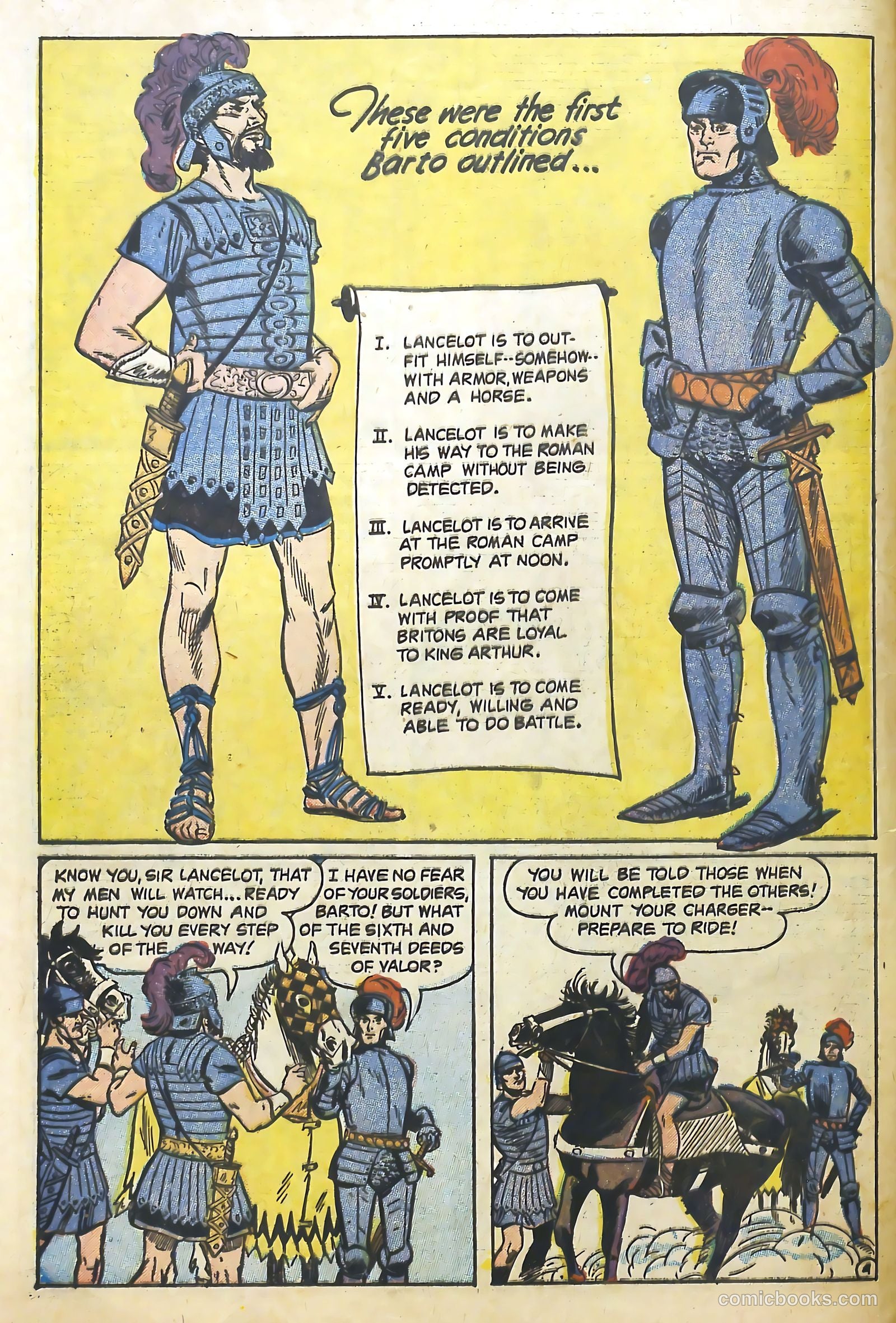 Knights of the Round Table #10 (1957) — page 6 of 36