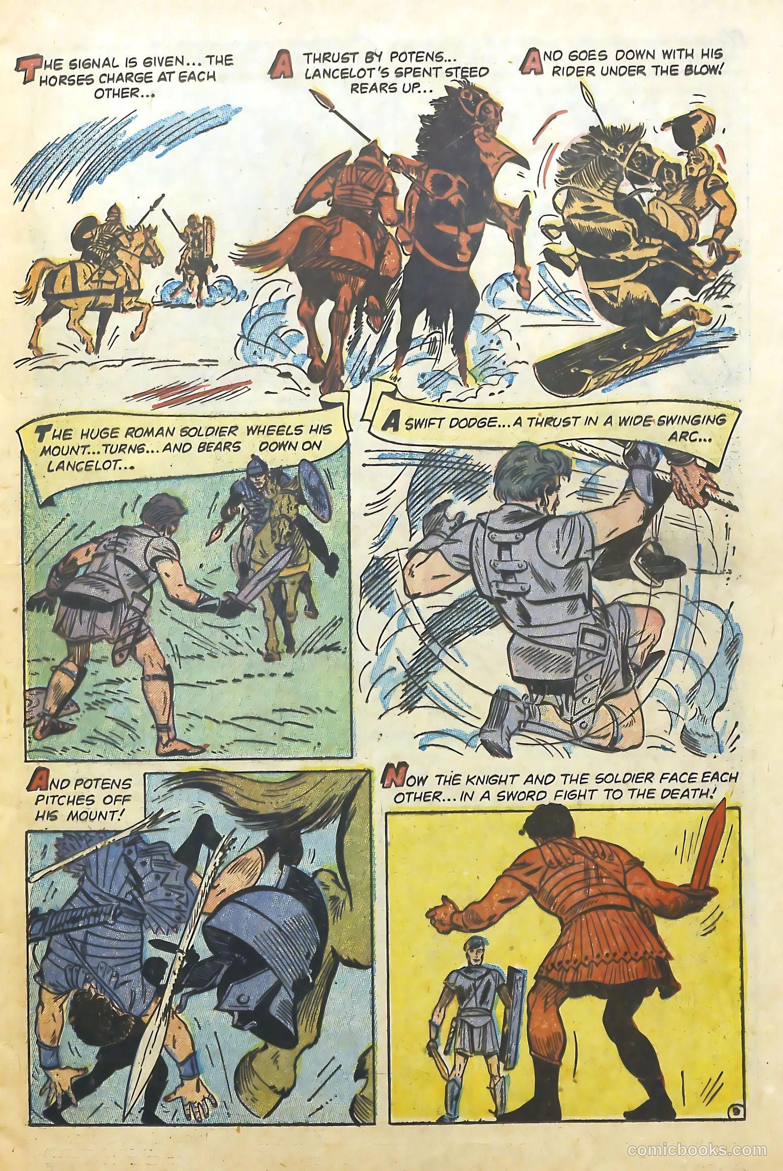 Knights of the Round Table #10 (1957) — page 11 of 36
