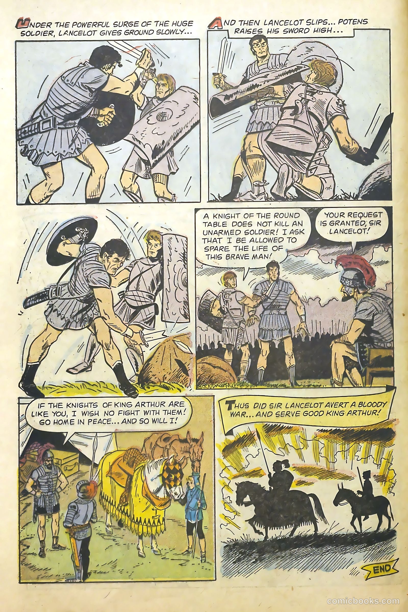 Knights of the Round Table #10 (1957) — page 12 of 36