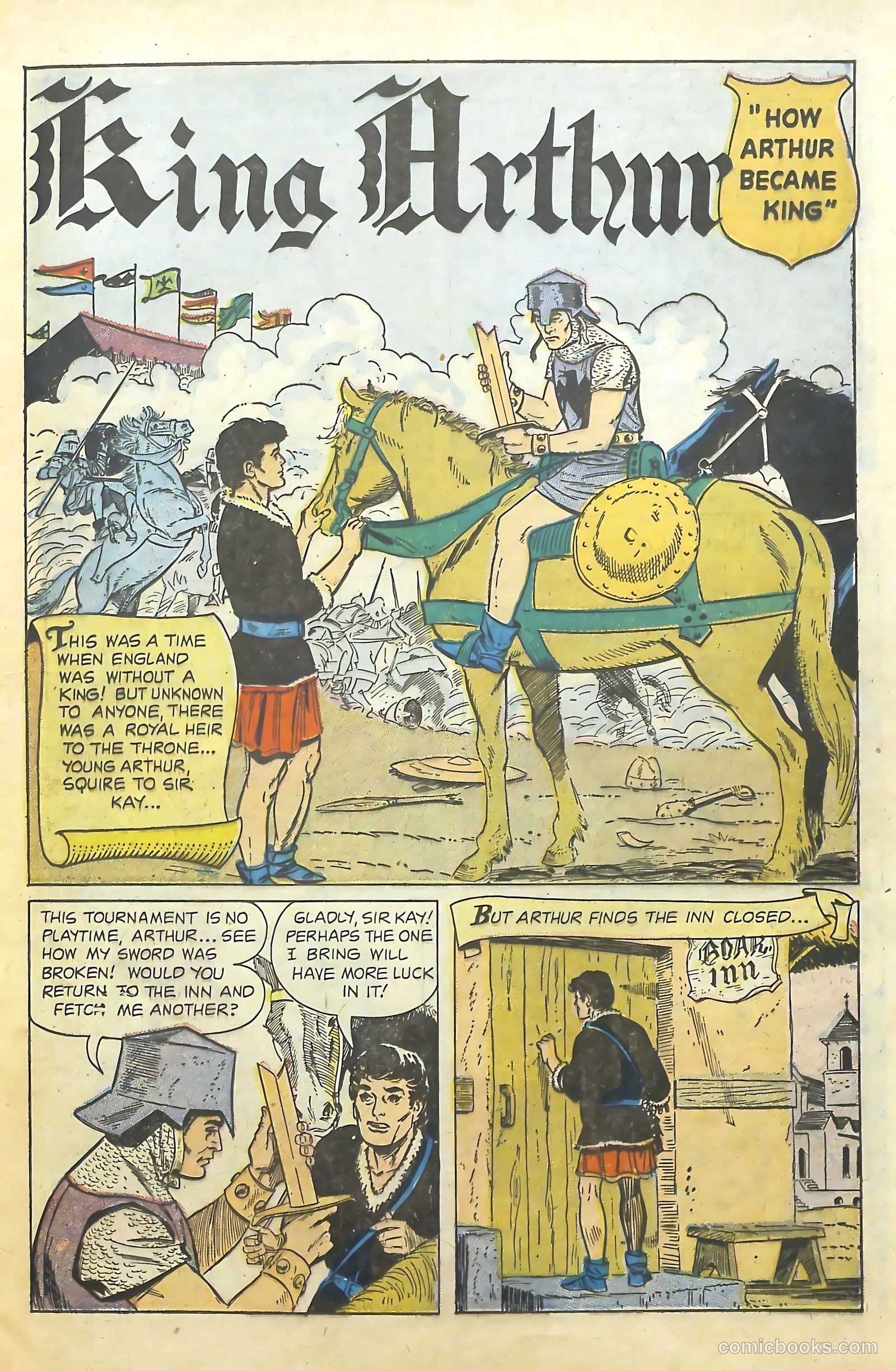 Knights of the Round Table #10 (1957) — page 13 of 36
