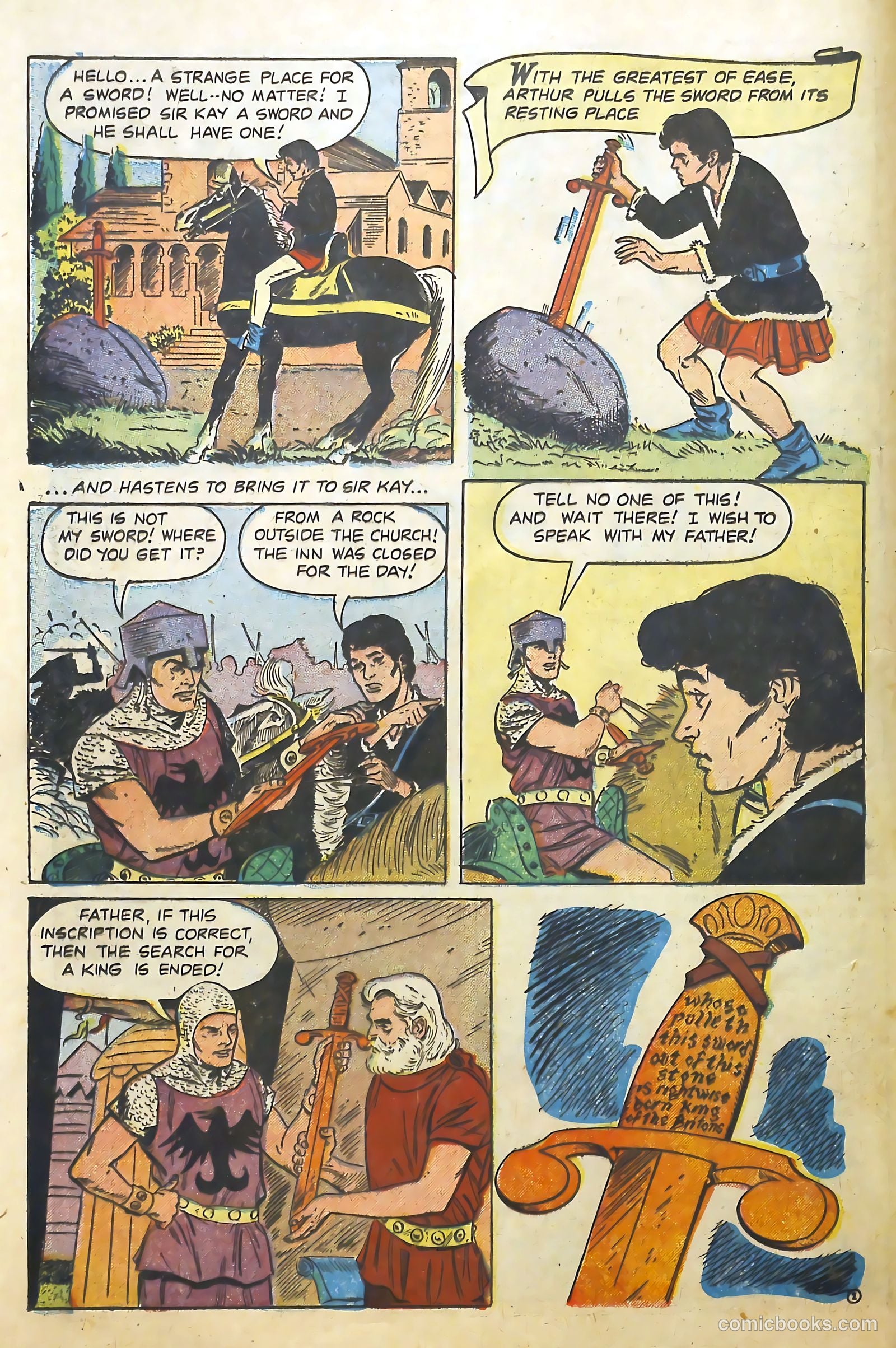 Knights of the Round Table #10 (1957) — page 14 of 36