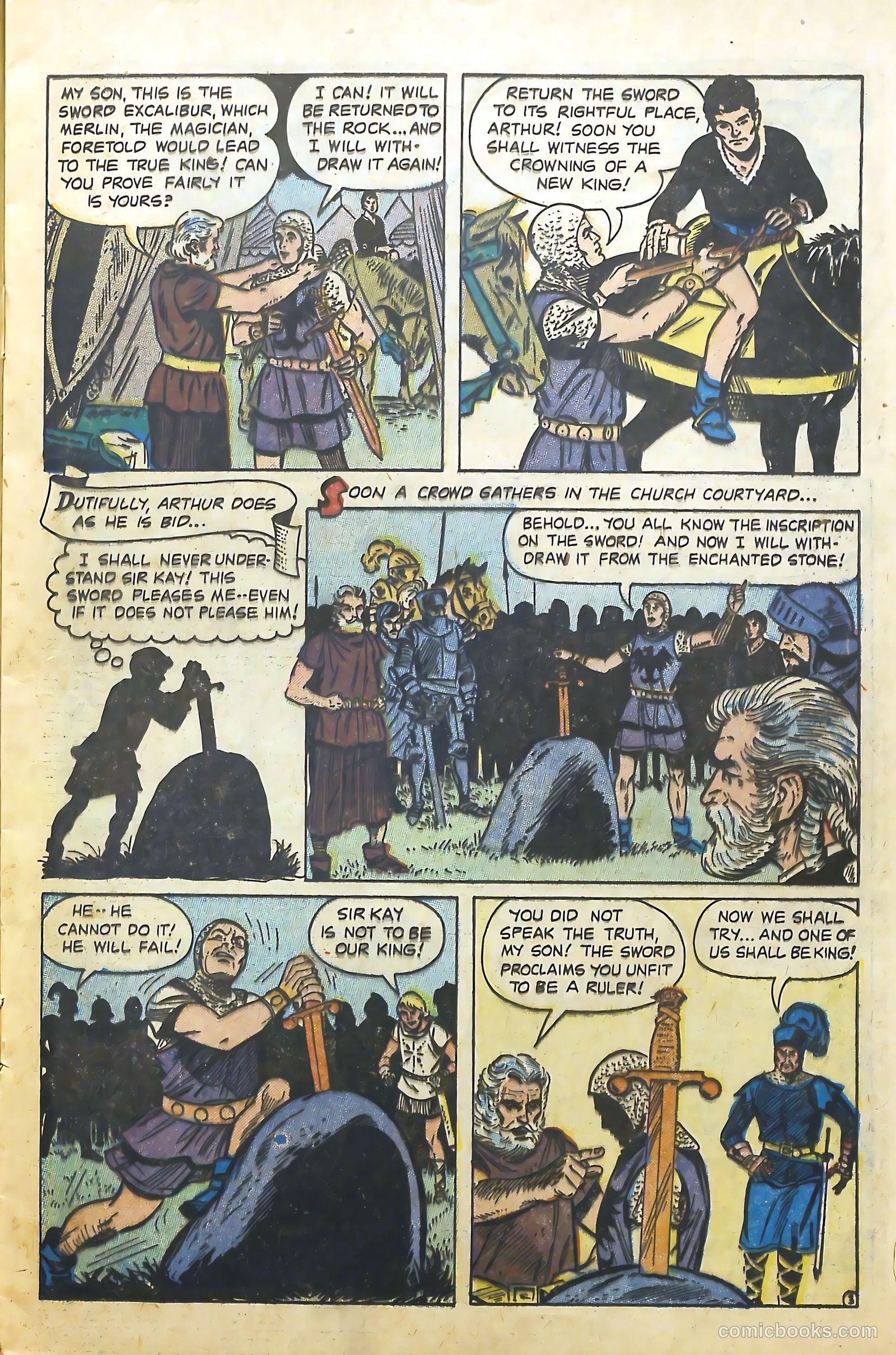 Knights of the Round Table #10 (1957) — page 15 of 36