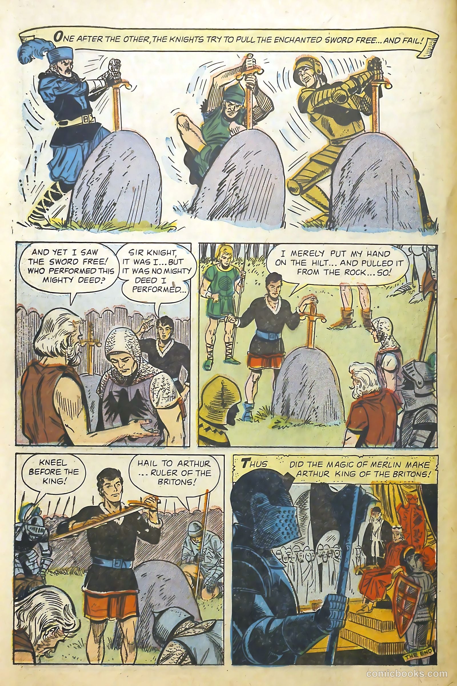 Knights of the Round Table #10 (1957) — page 16 of 36