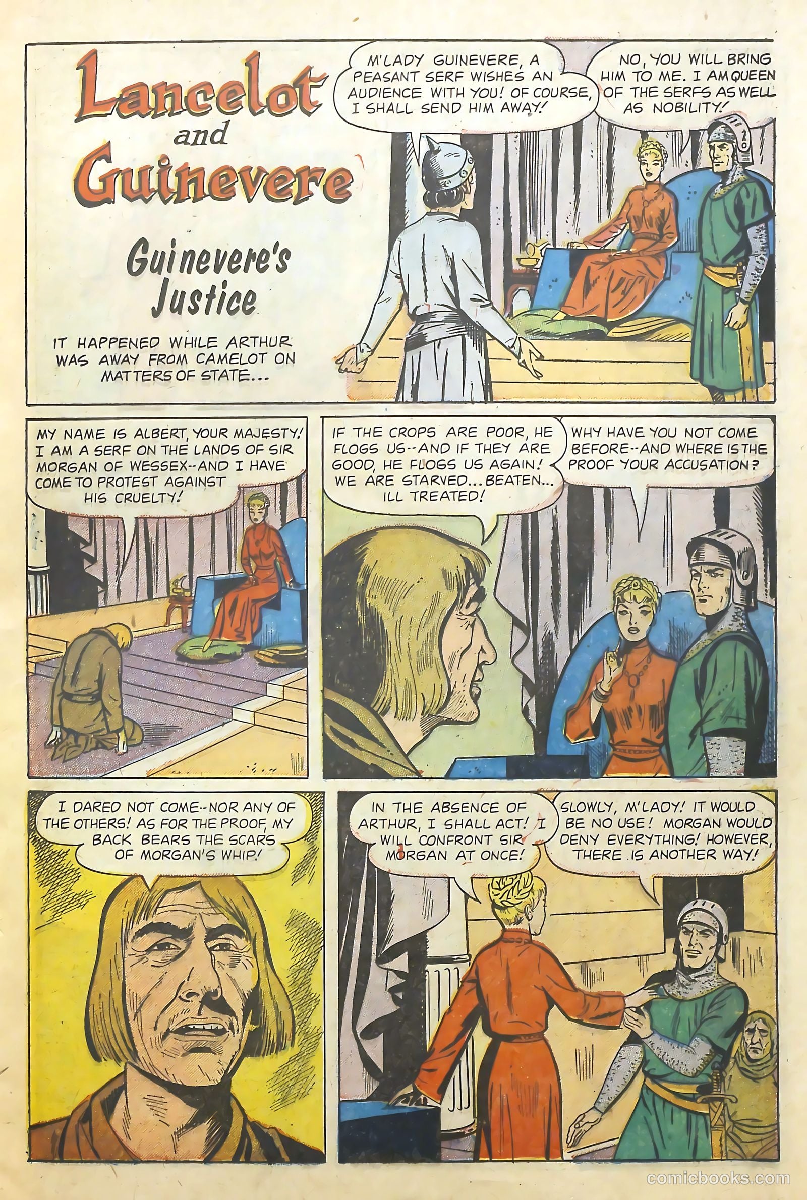 Knights of the Round Table #10 (1957) — page 17 of 36