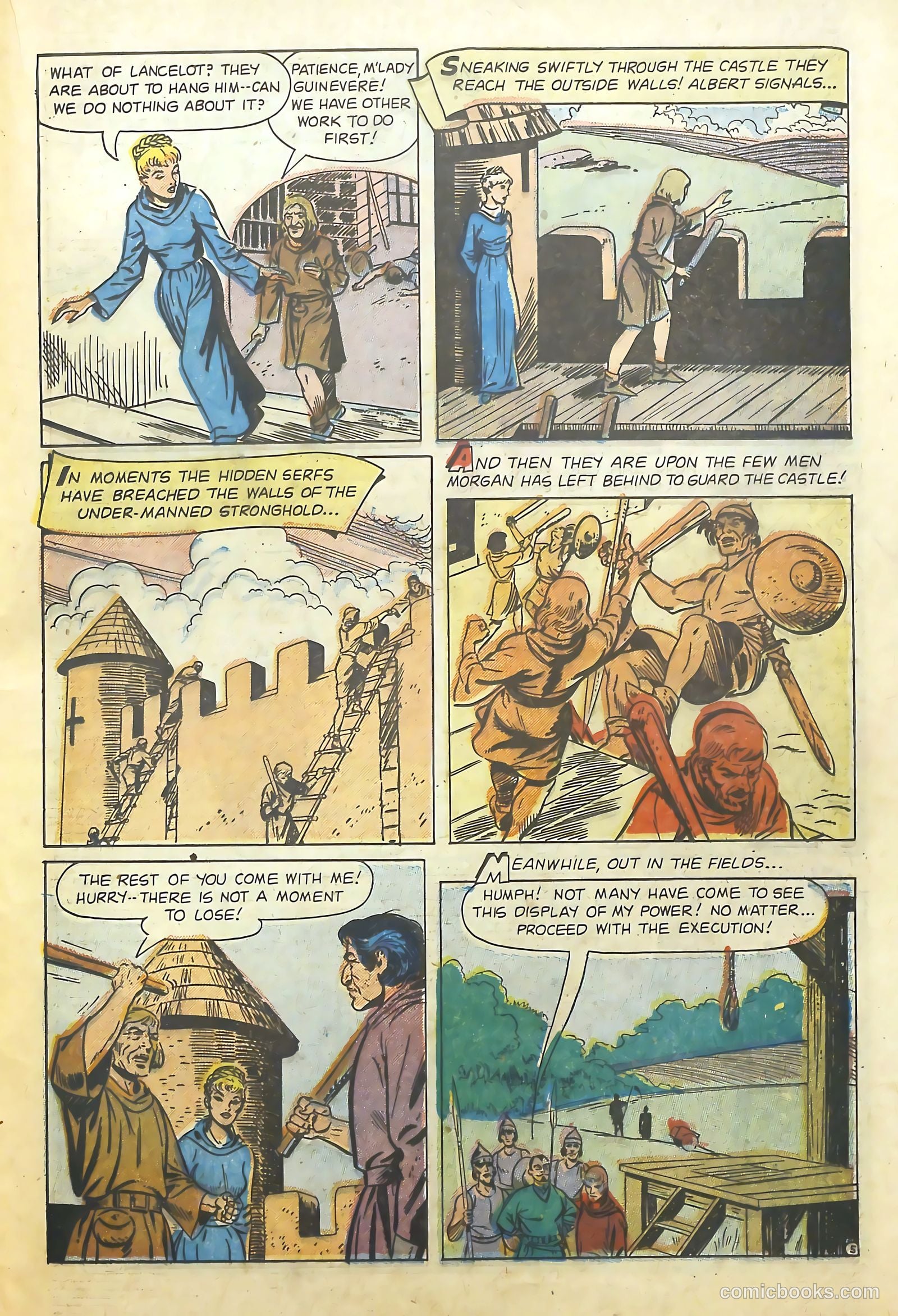 Knights of the Round Table #10 (1957) — page 21 of 36