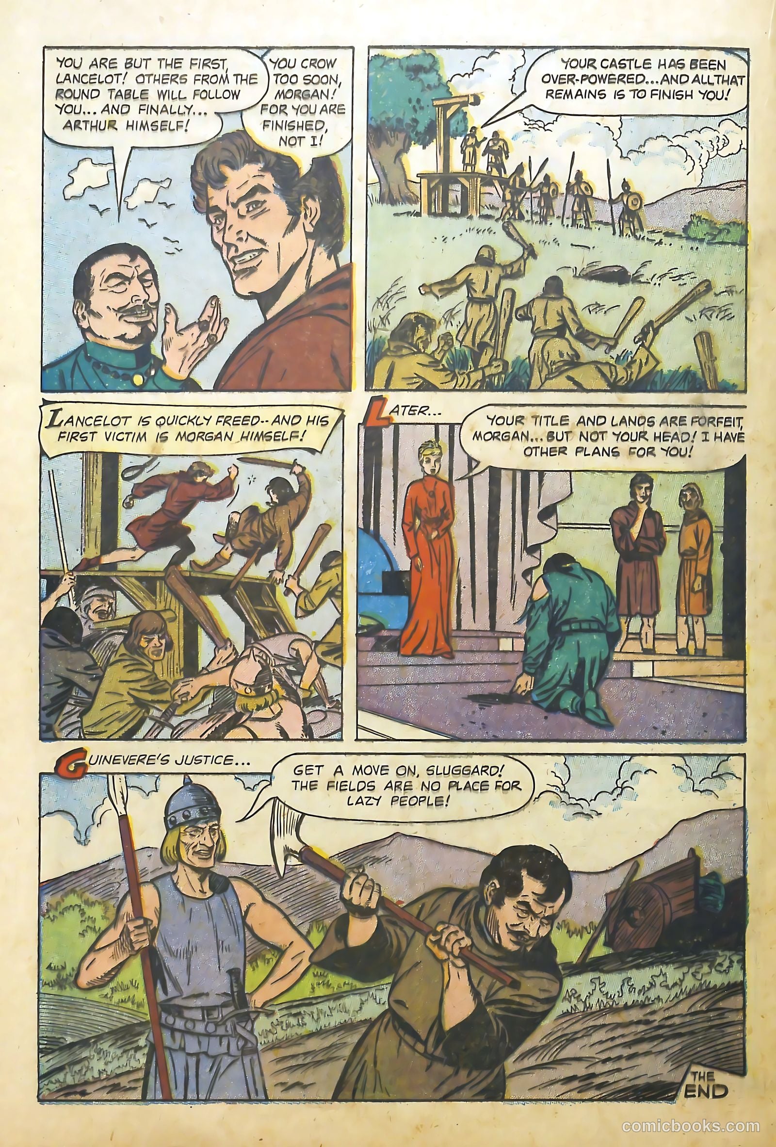 Knights of the Round Table #10 (1957) — page 22 of 36