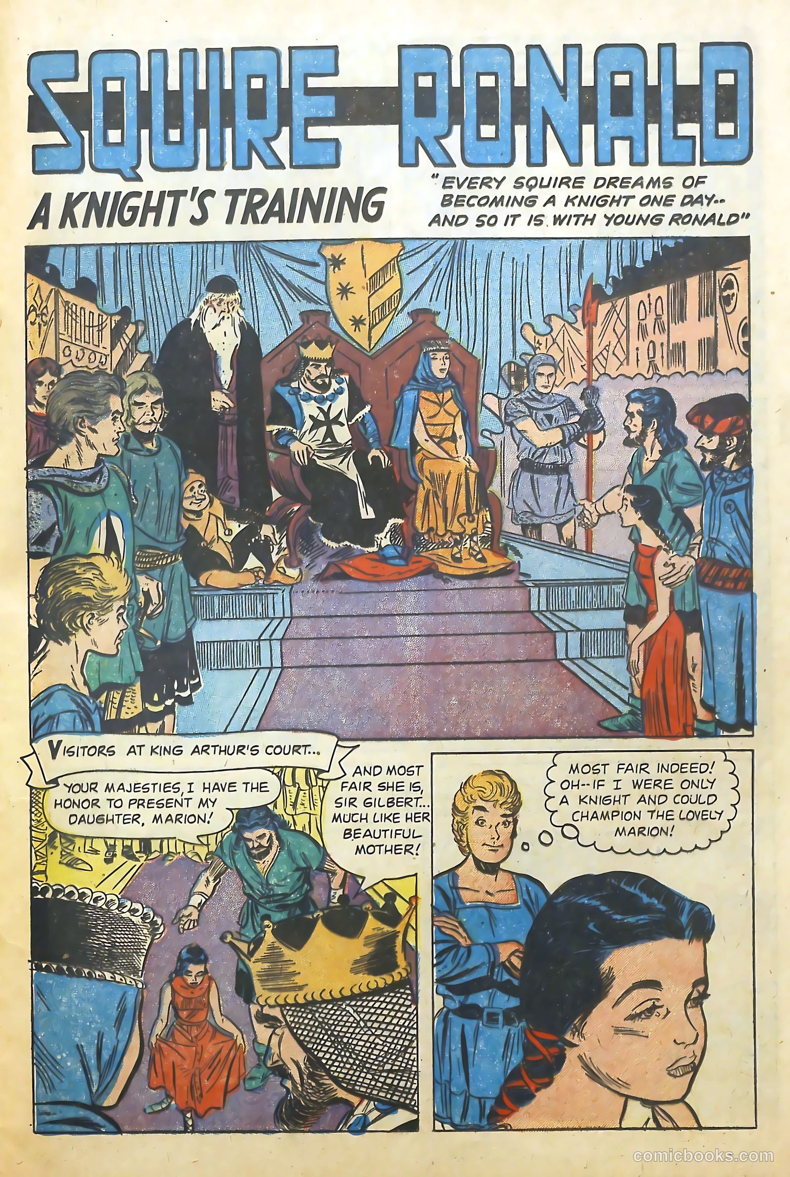Knights of the Round Table #10 (1957) — page 23 of 36