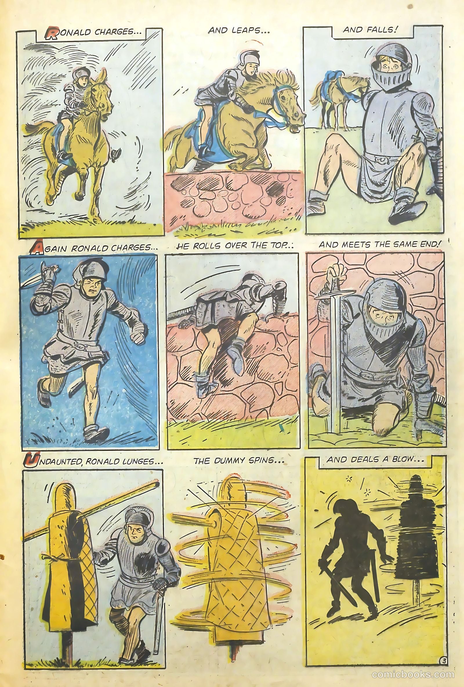 Knights of the Round Table #10 (1957) — page 25 of 36
