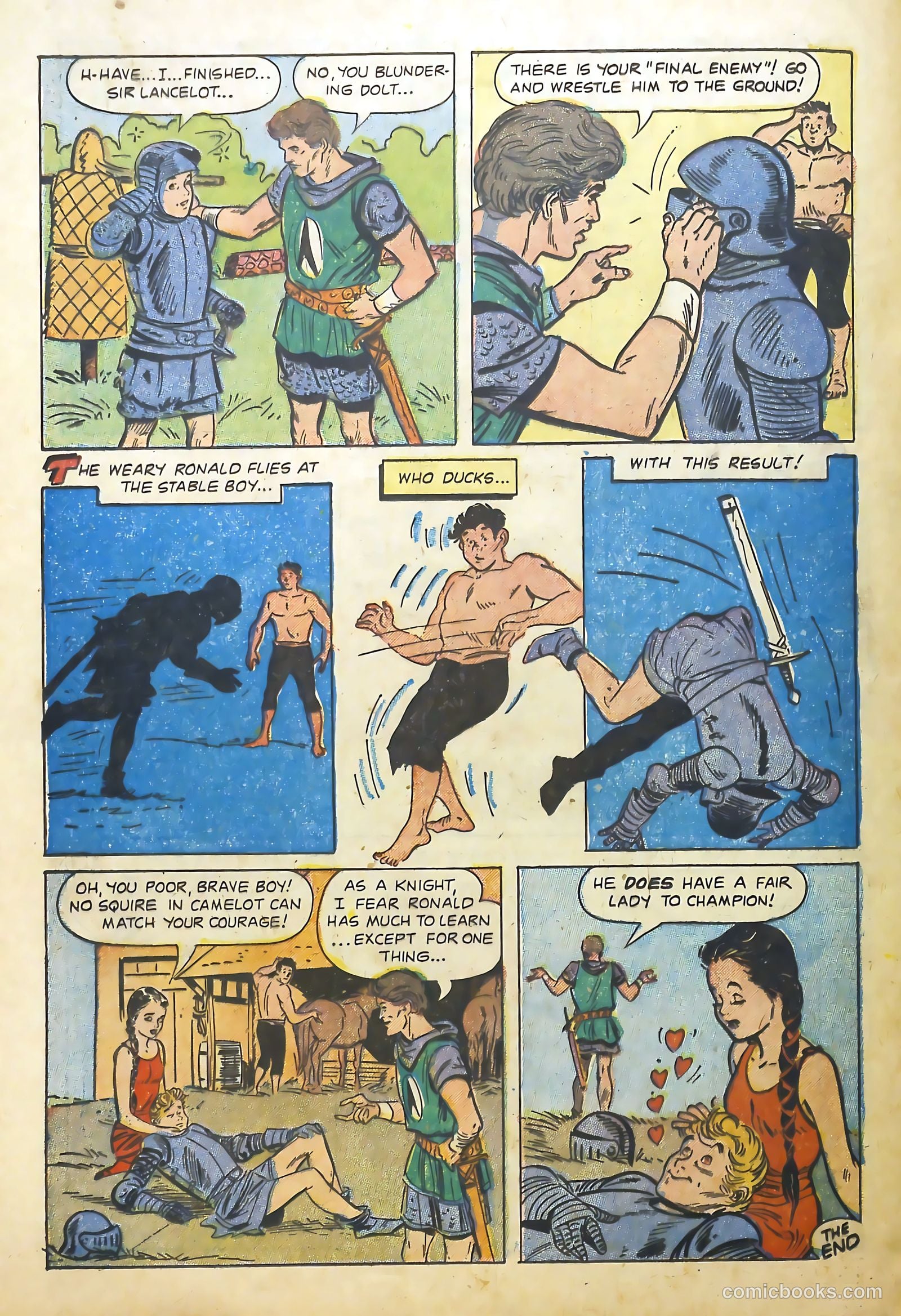 Knights of the Round Table #10 (1957) — page 26 of 36