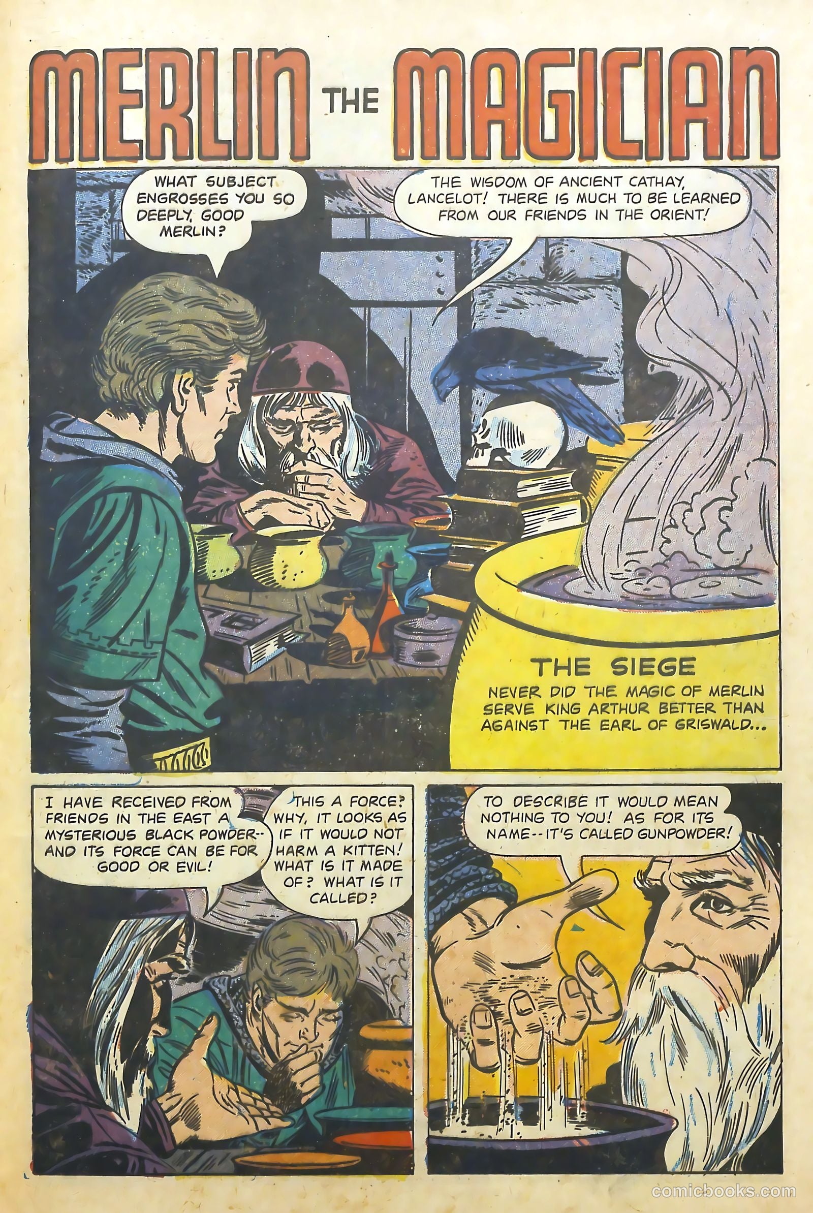 Knights of the Round Table #10 (1957) — page 27 of 36
