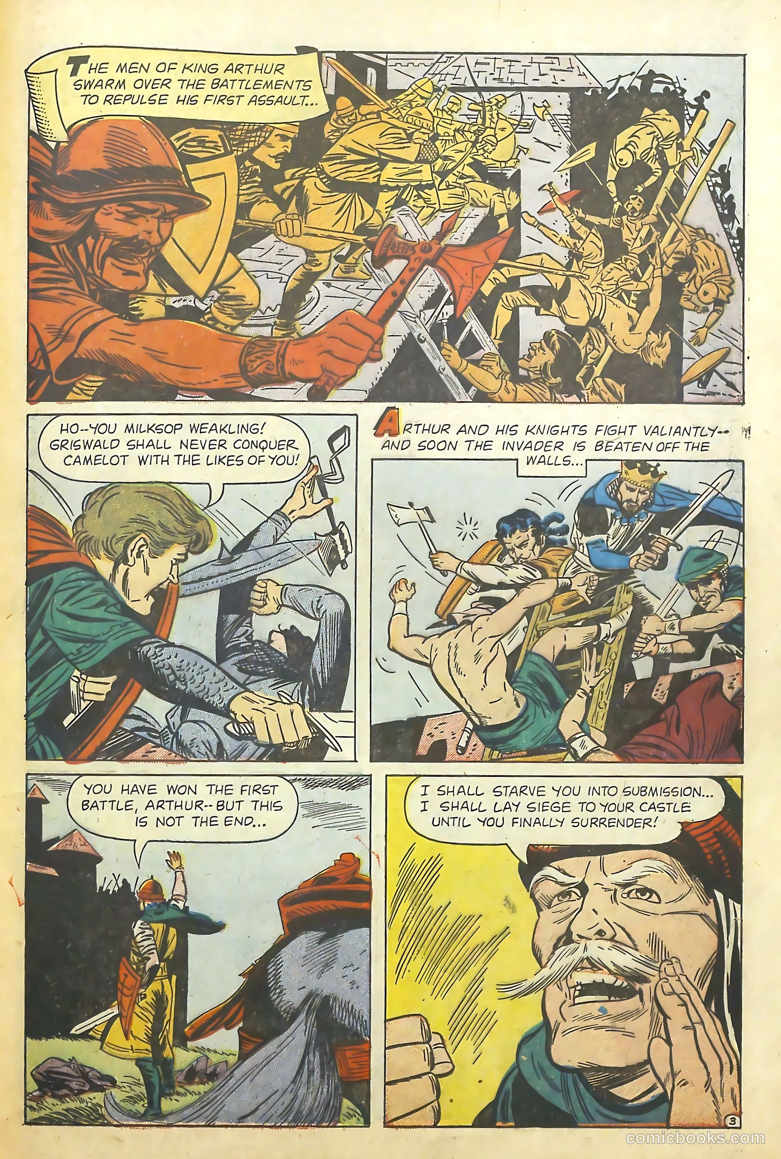 Knights of the Round Table #10 (1957) — page 29 of 36