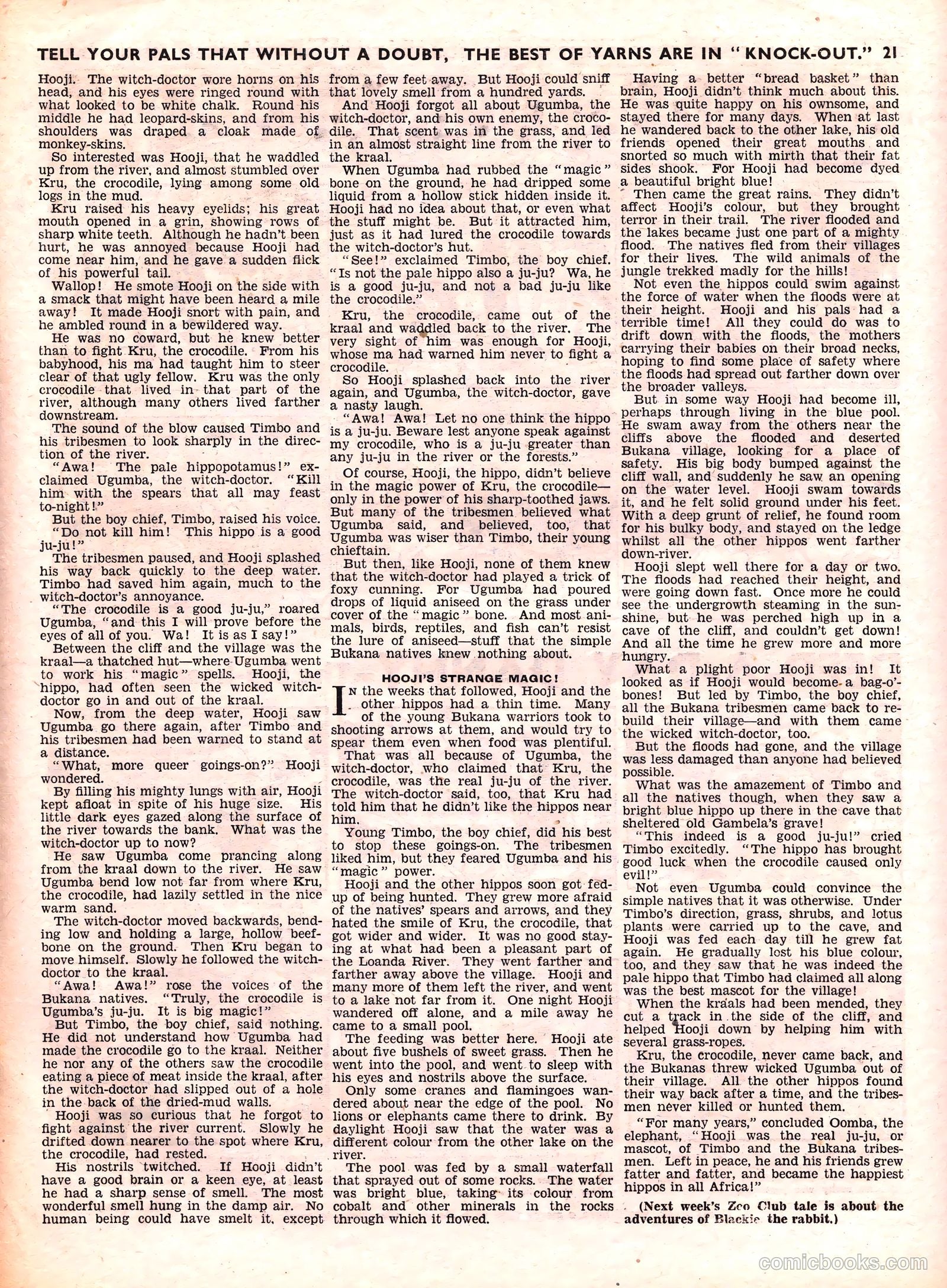 Knock Out #12 (1989) — page 21 of 28