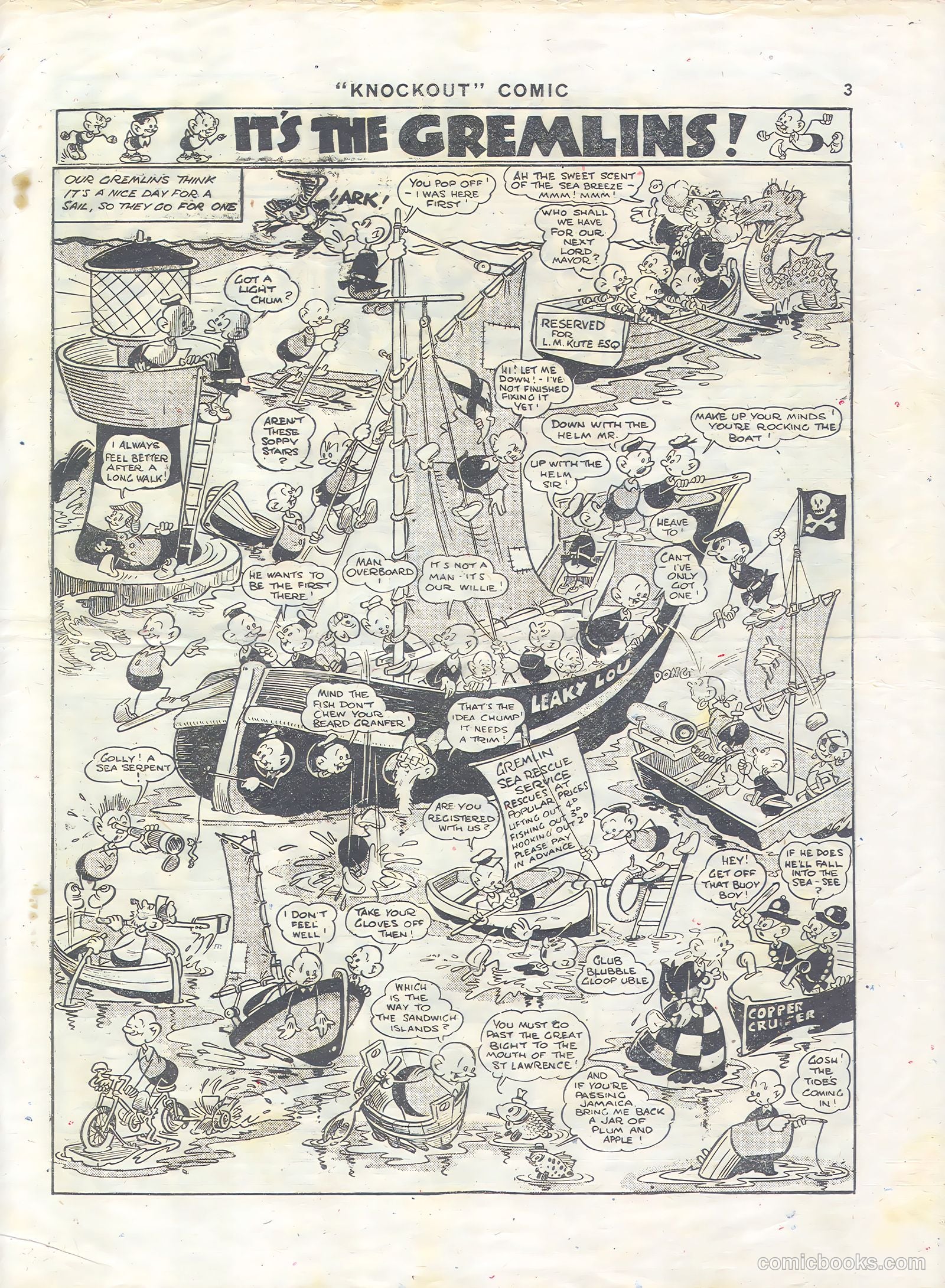 Knockout #332 (1945) — page 3 of 12