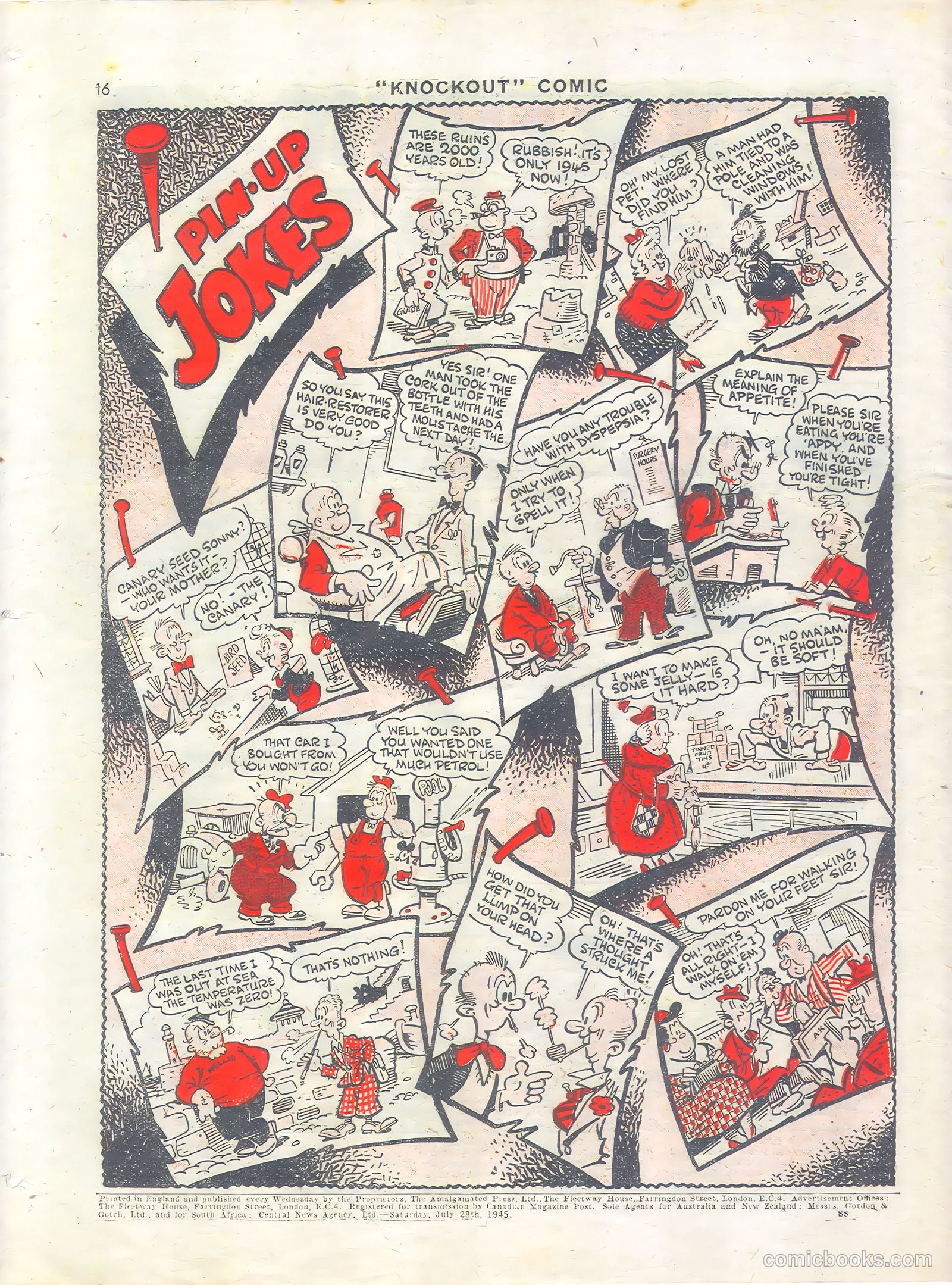 Knockout #335 (1945) — page 16 of 16