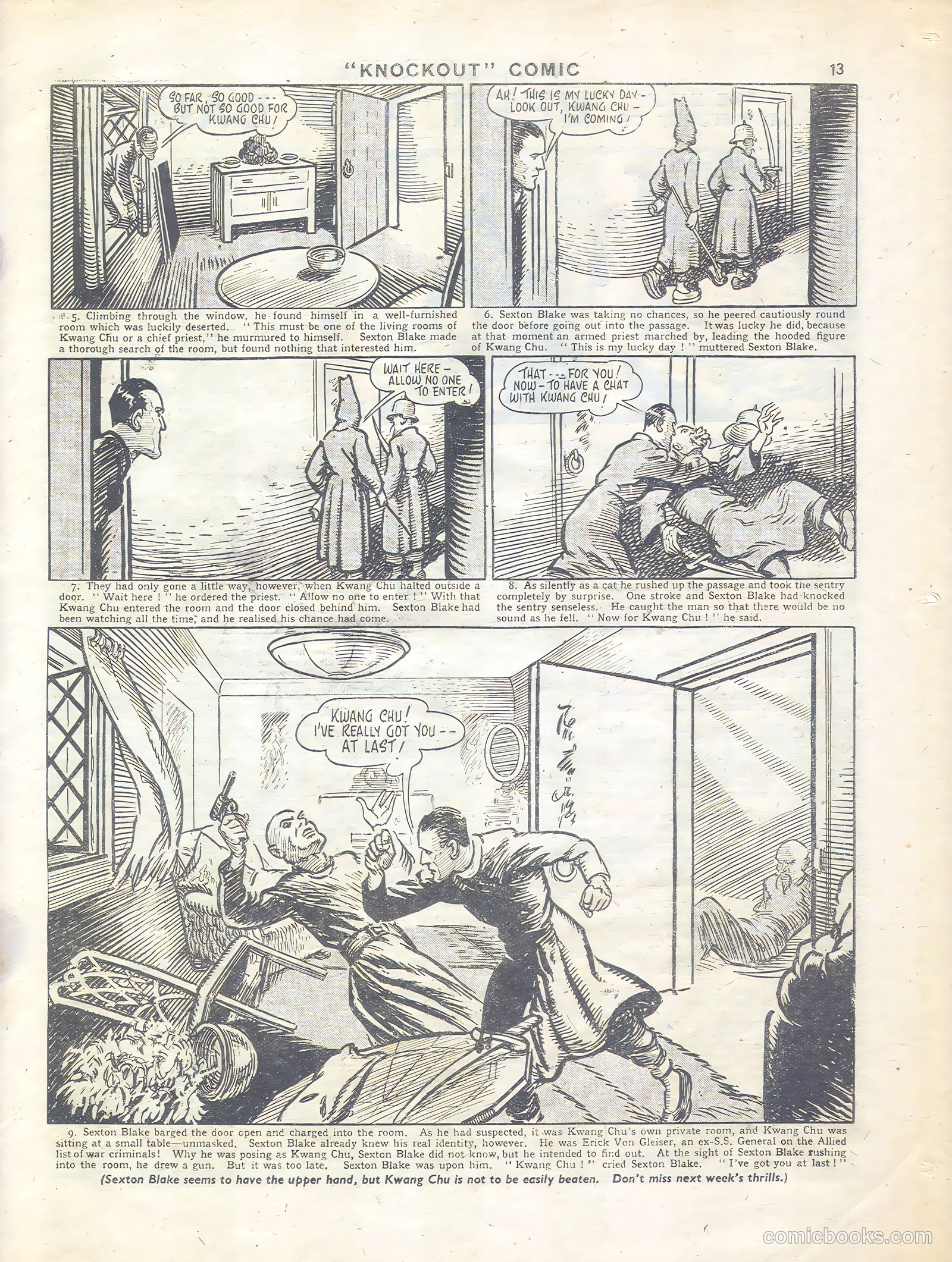 Knockout #338 (1945) — page 13 of 16