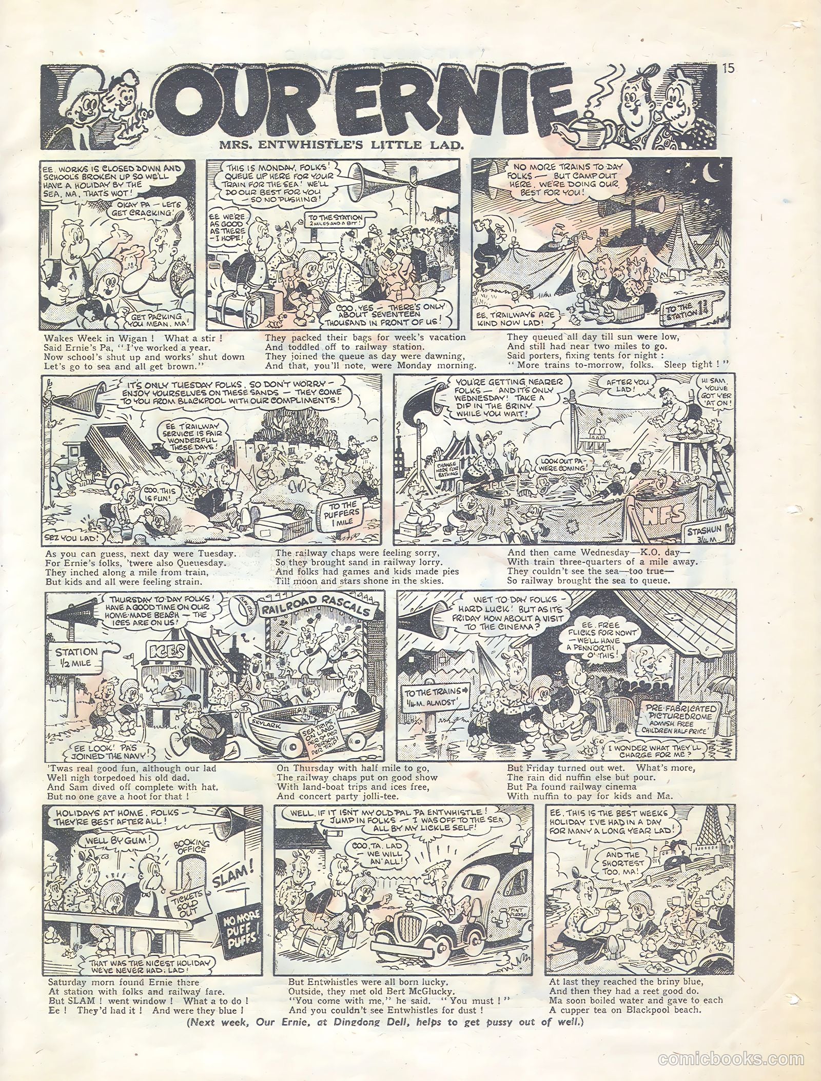 Knockout #338 (1945) — page 15 of 16
