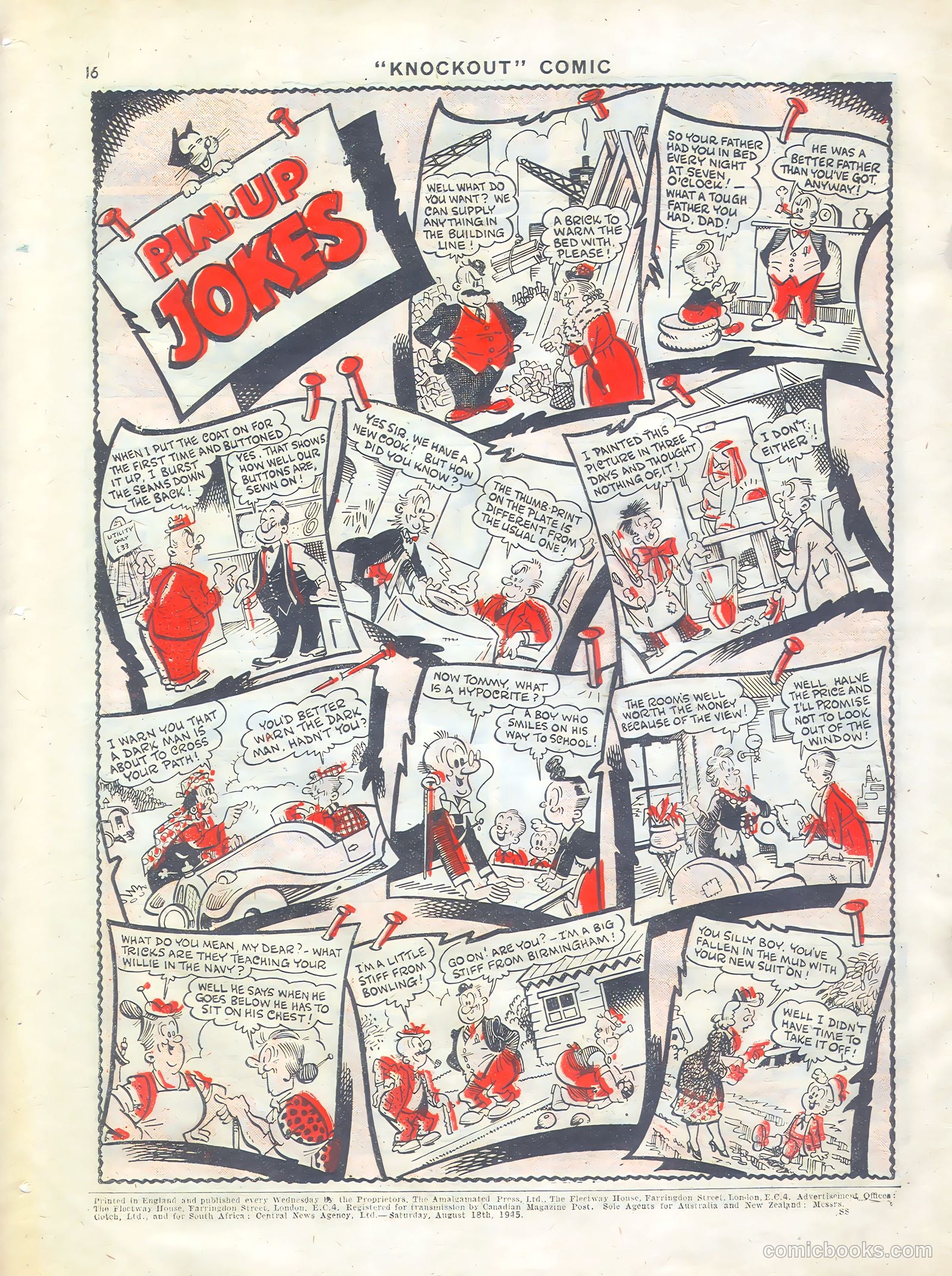 Knockout #338 (1945) — page 16 of 16
