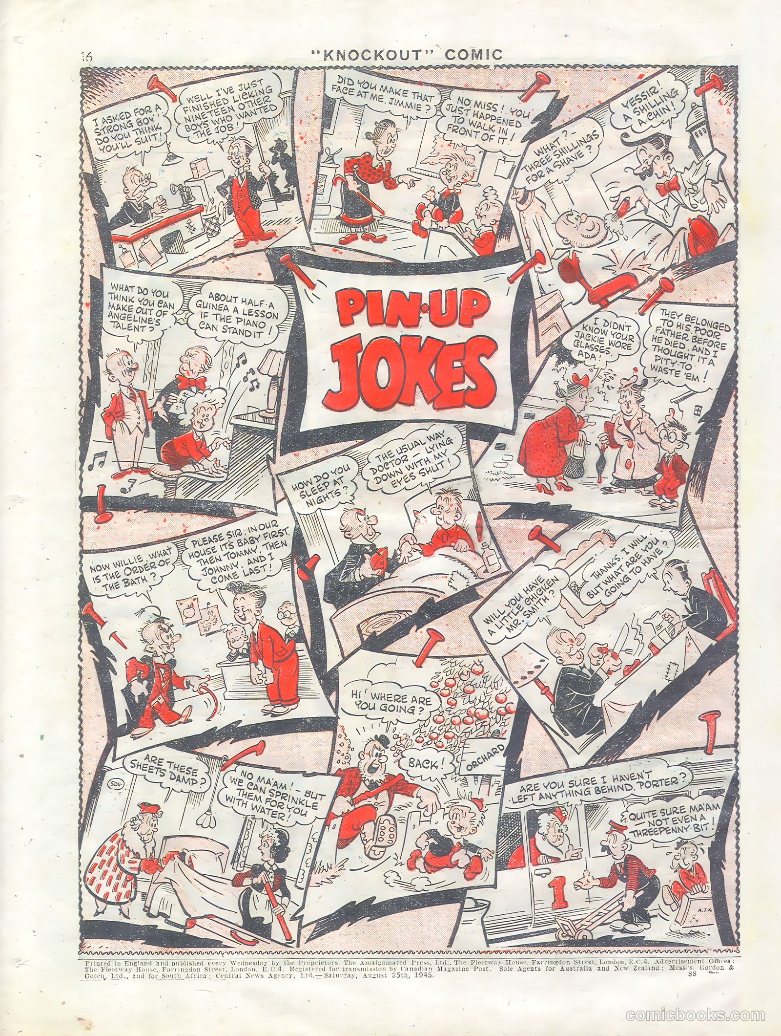 Knockout #339 (1945) — page 16 of 16
