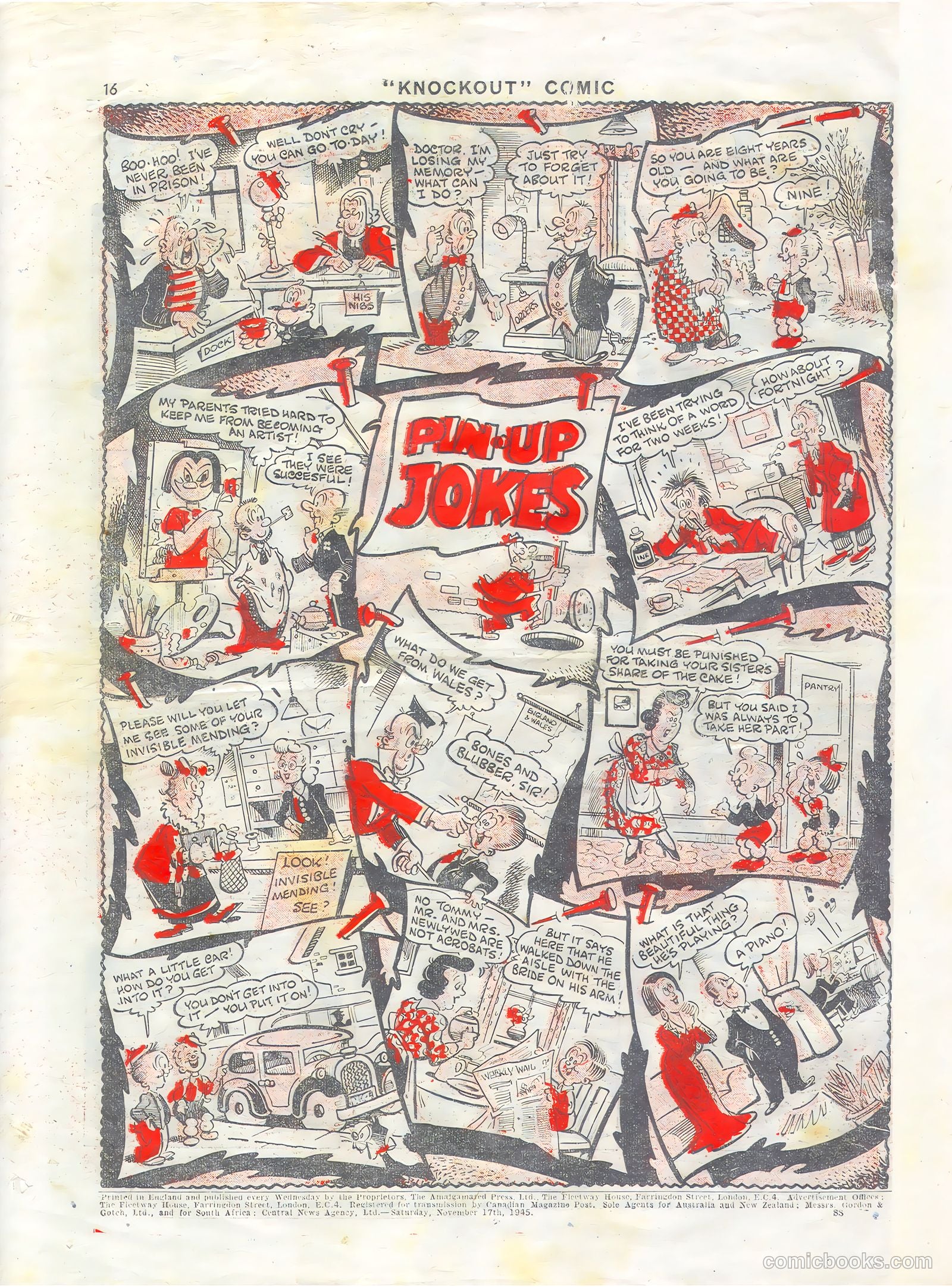Knockout #351 (1945) — page 16 of 16