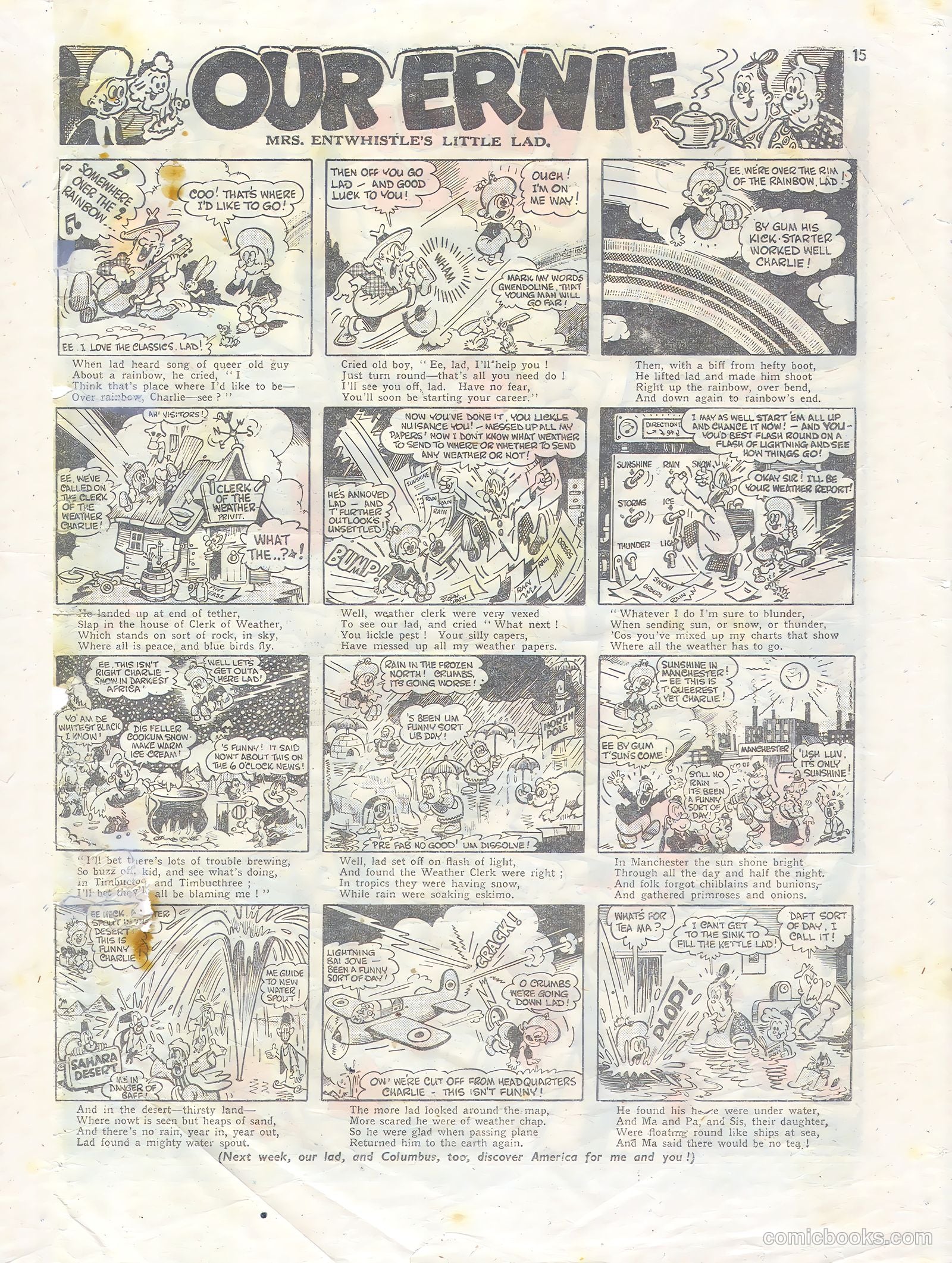 Knockout #354 (1945) — page 15 of 16