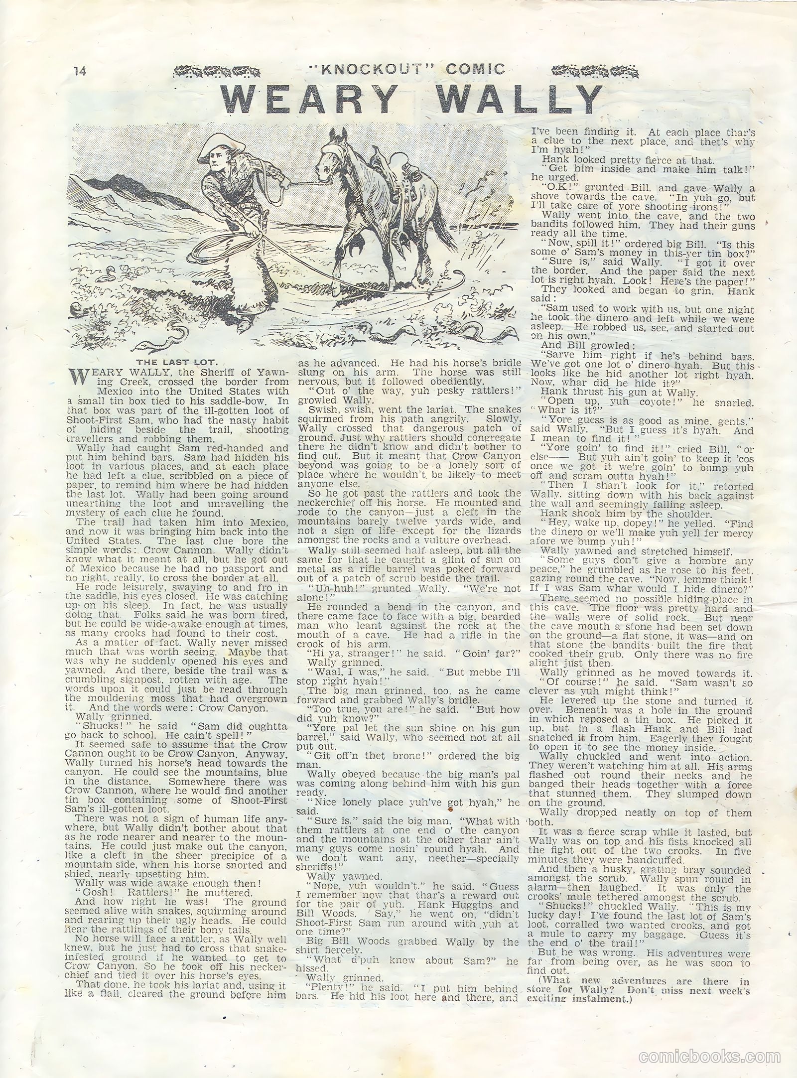 Knockout #356 (1945) — page 14 of 16