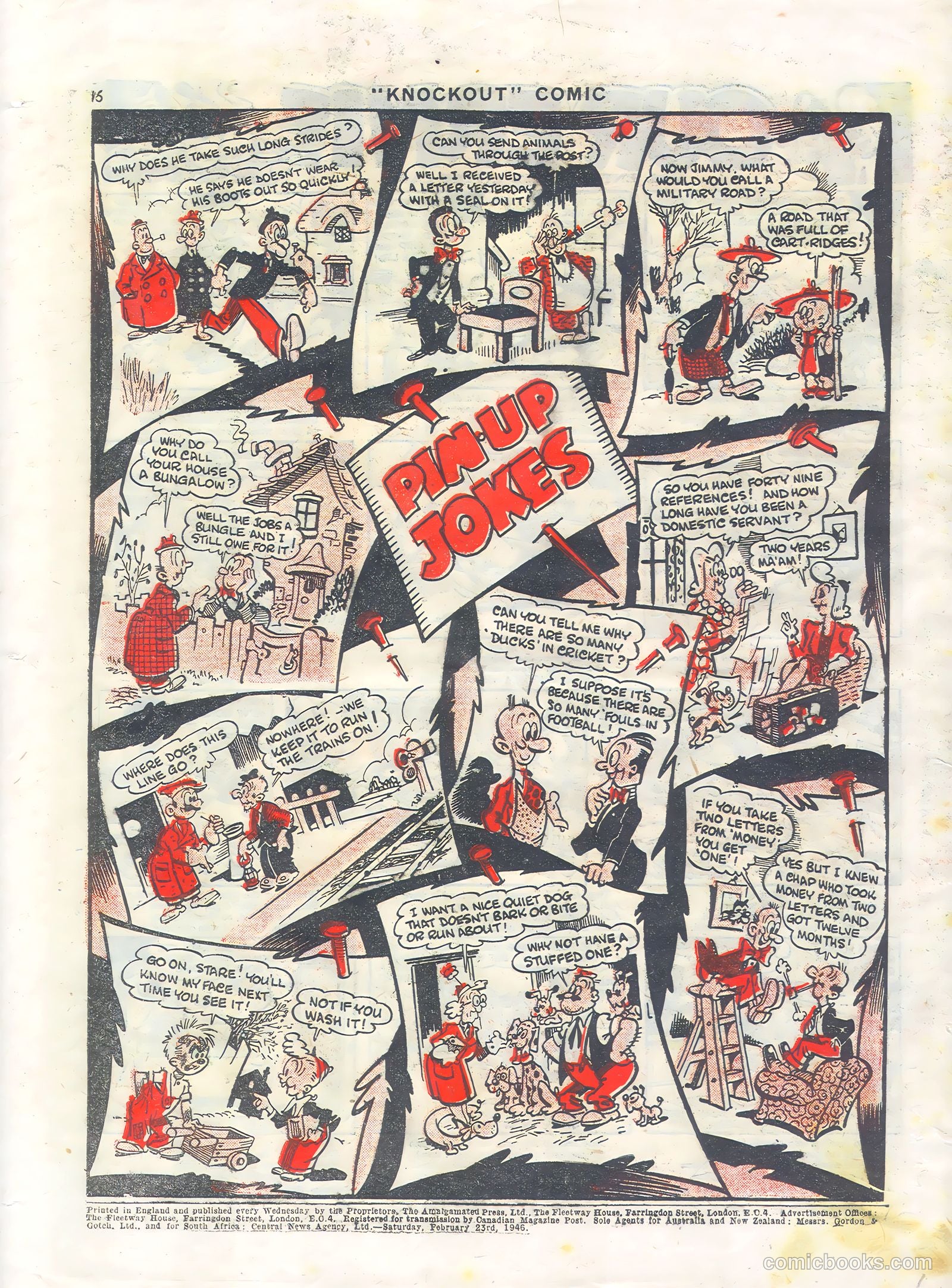 Knockout #365 (1946) — page 16 of 16