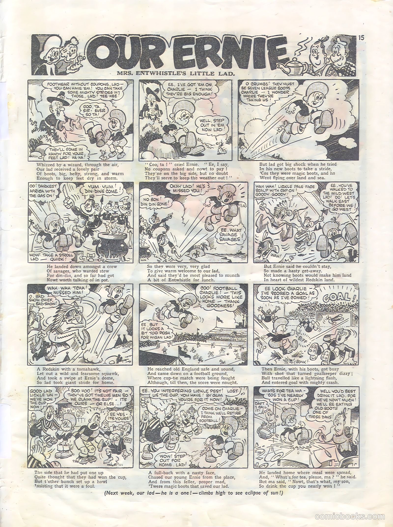 Knockout #366 (1946) — page 15 of 16