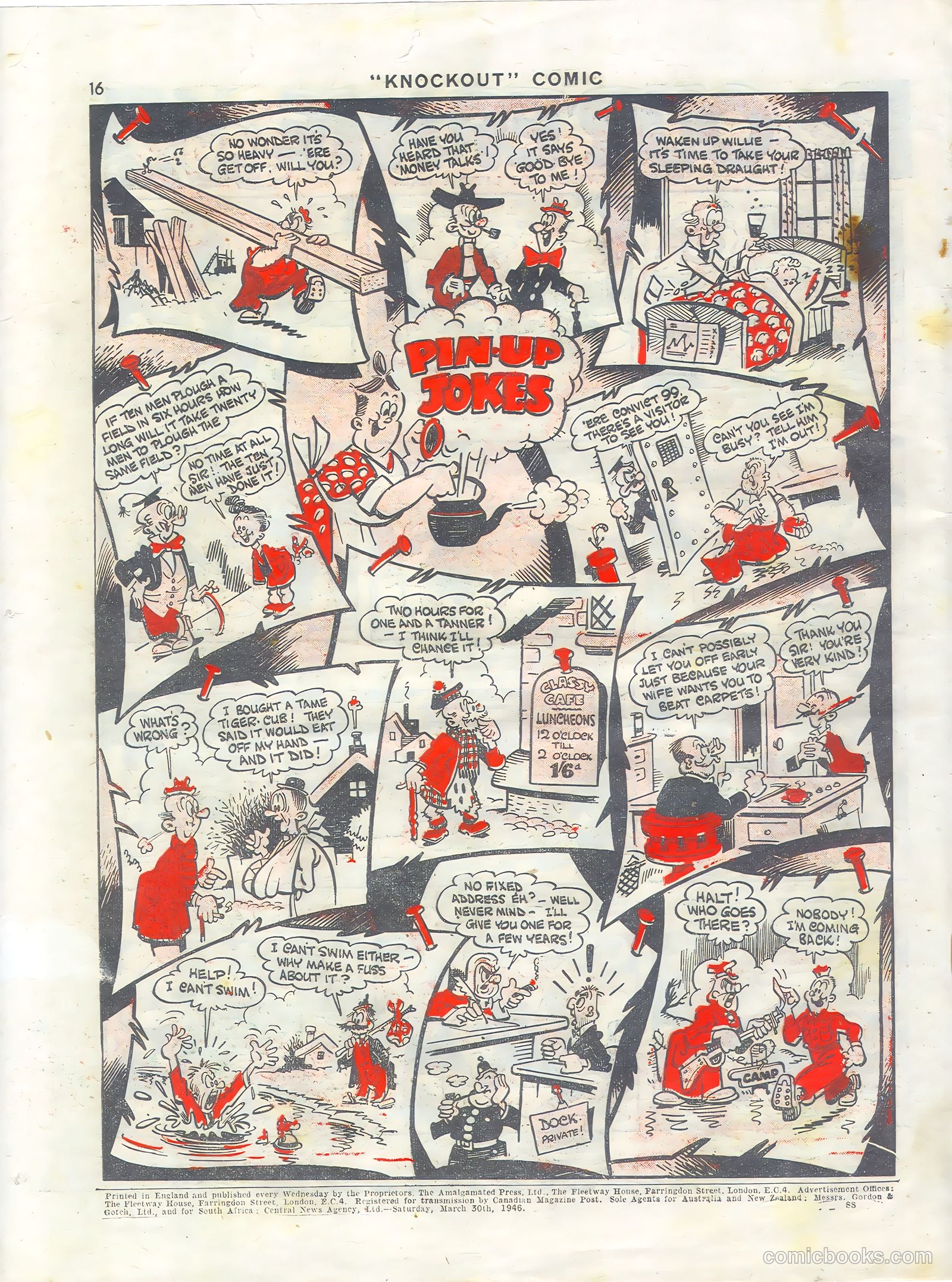Knockout #370 (1946) — page 16 of 16