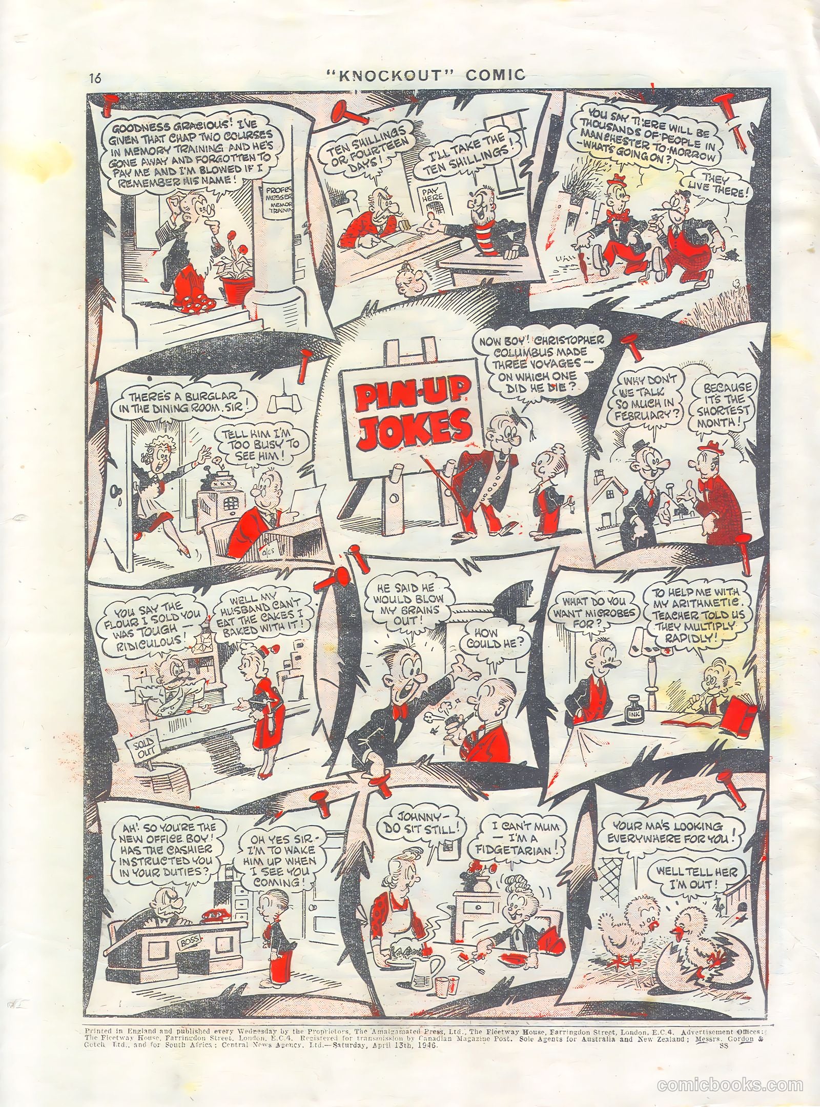 Knockout #372 (1946) — page 16 of 16