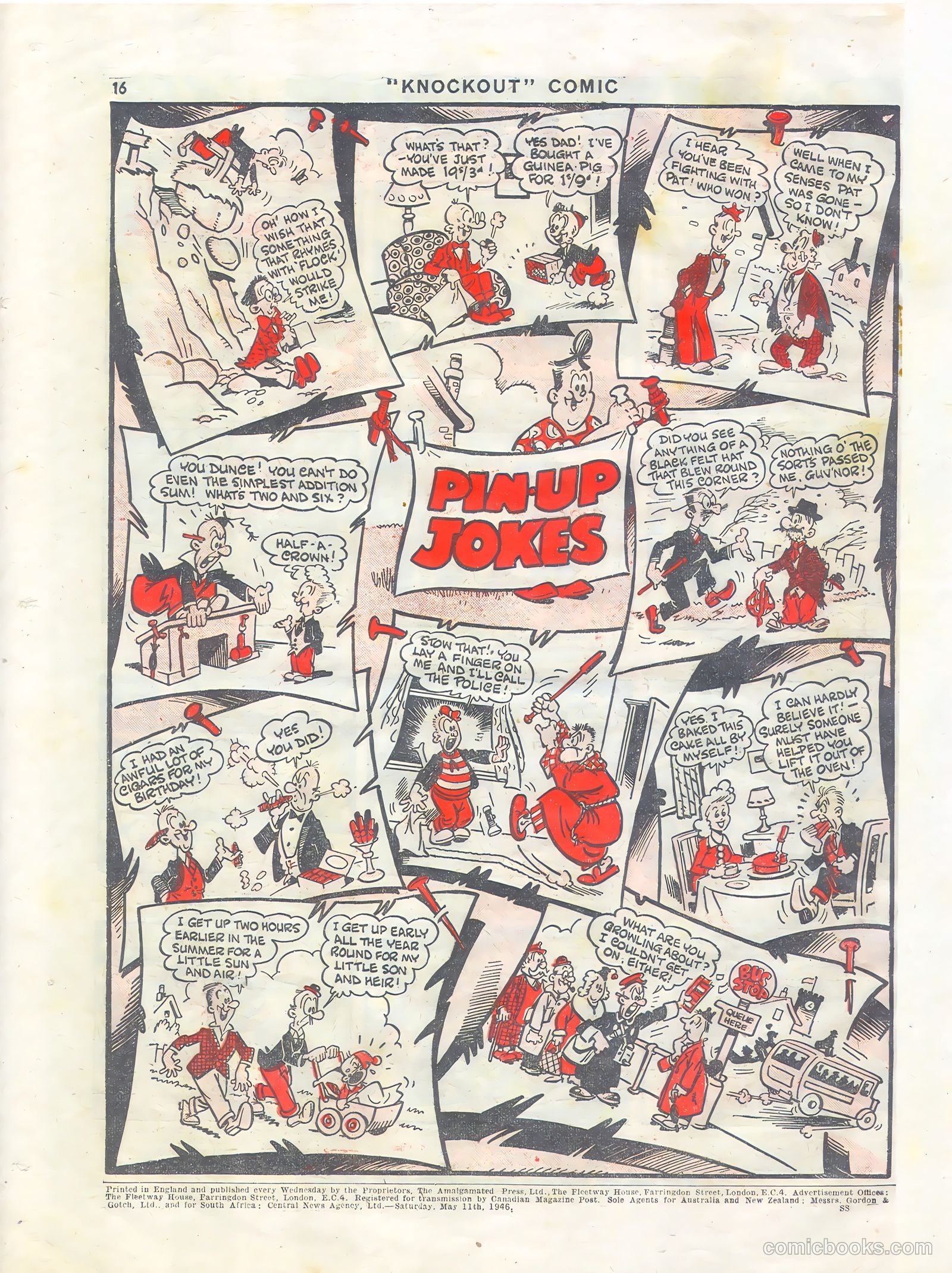 Knockout #376 (1946) — page 16 of 16