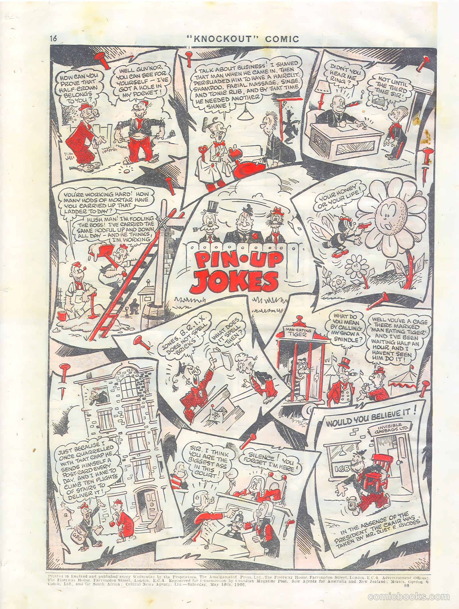 Knockout #377 (1946) — page 16 of 16