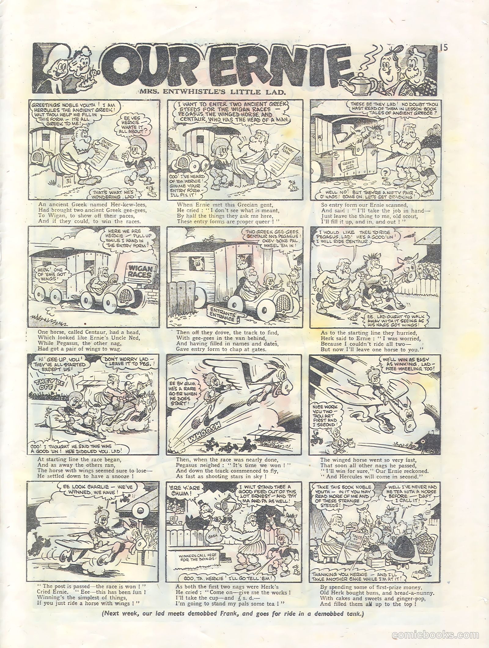Knockout #380 (1946) — page 15 of 16