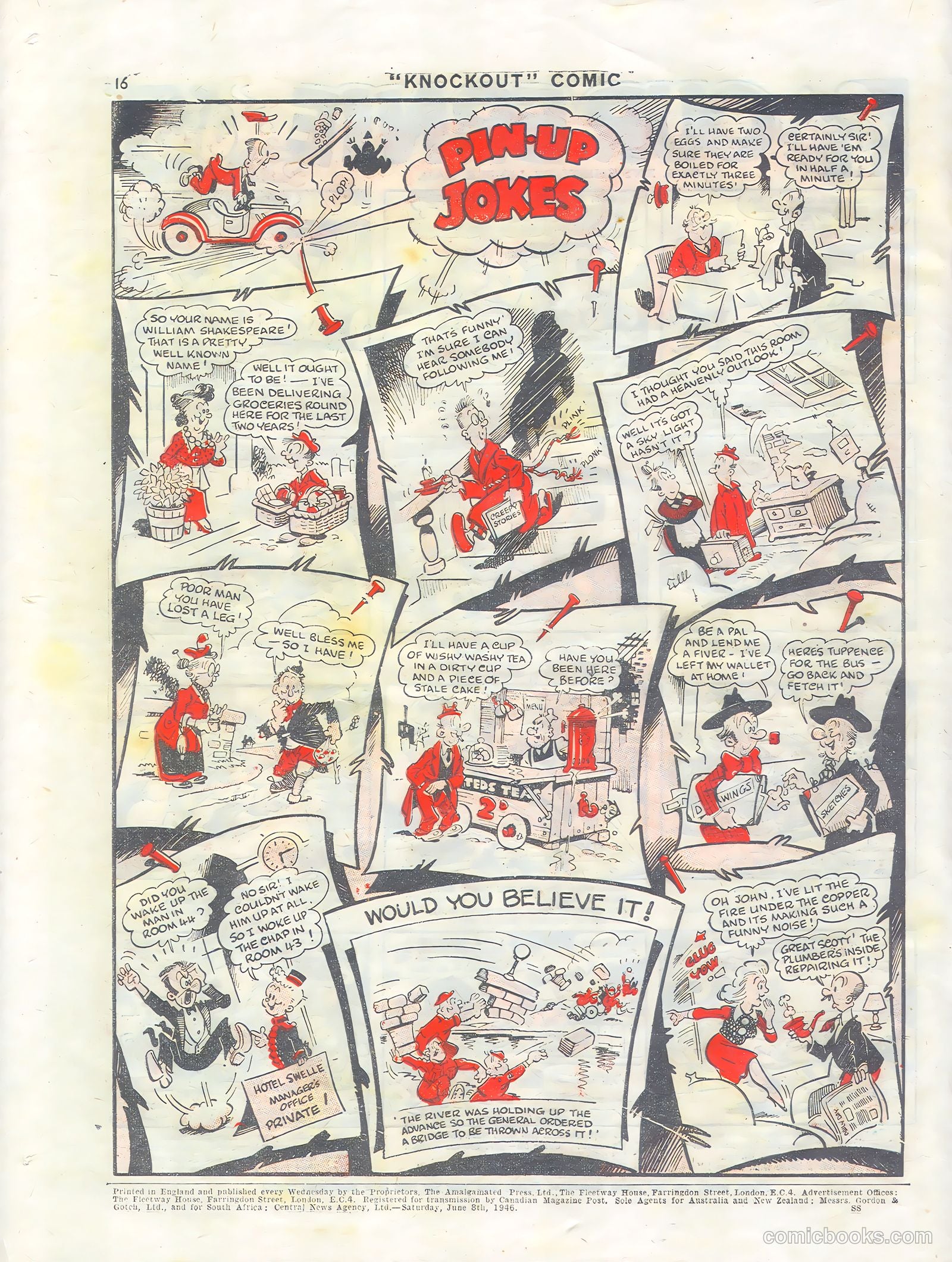 Knockout #380 (1946) — page 16 of 16