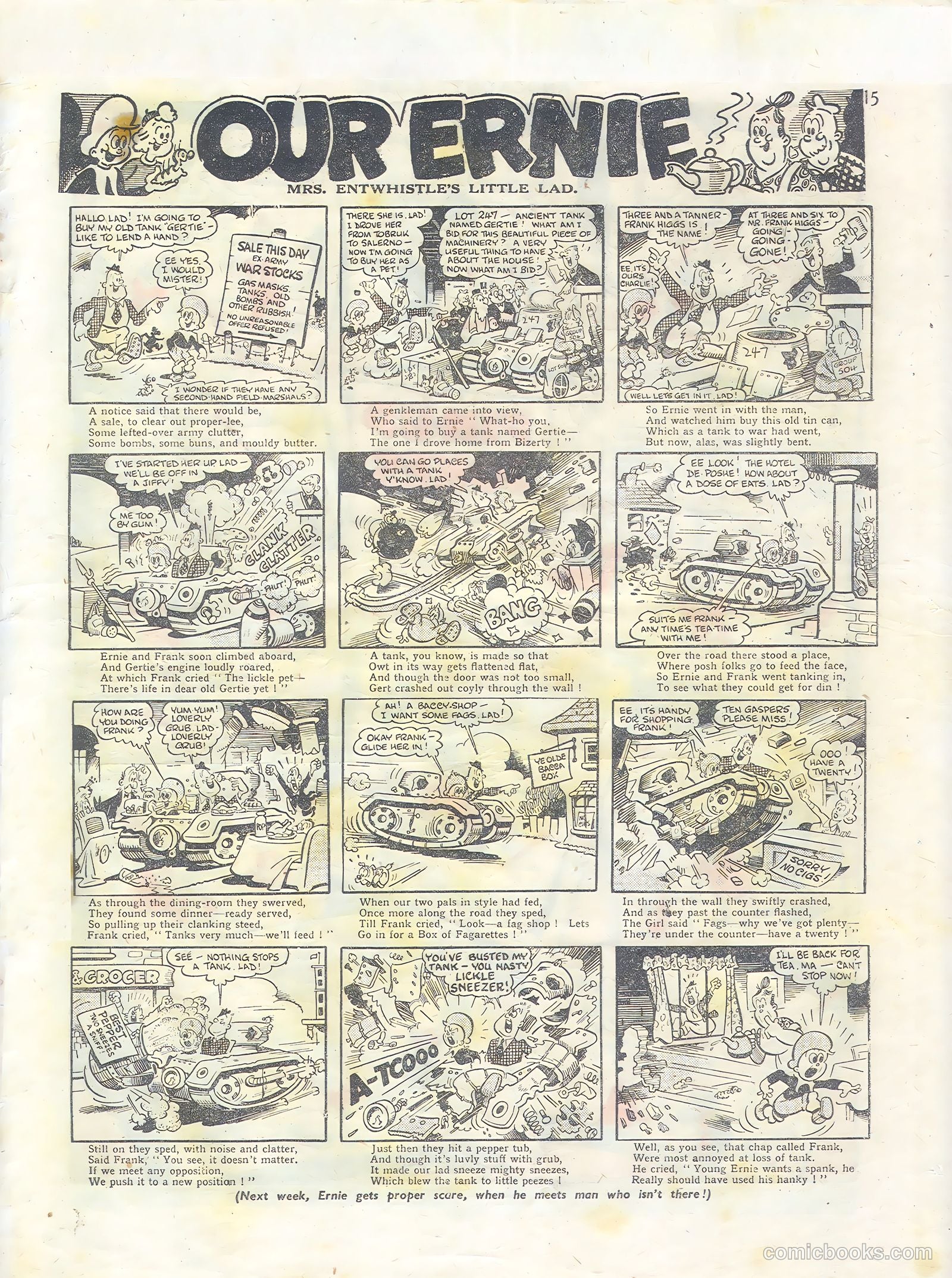 Knockout #381 (1946) — page 15 of 16